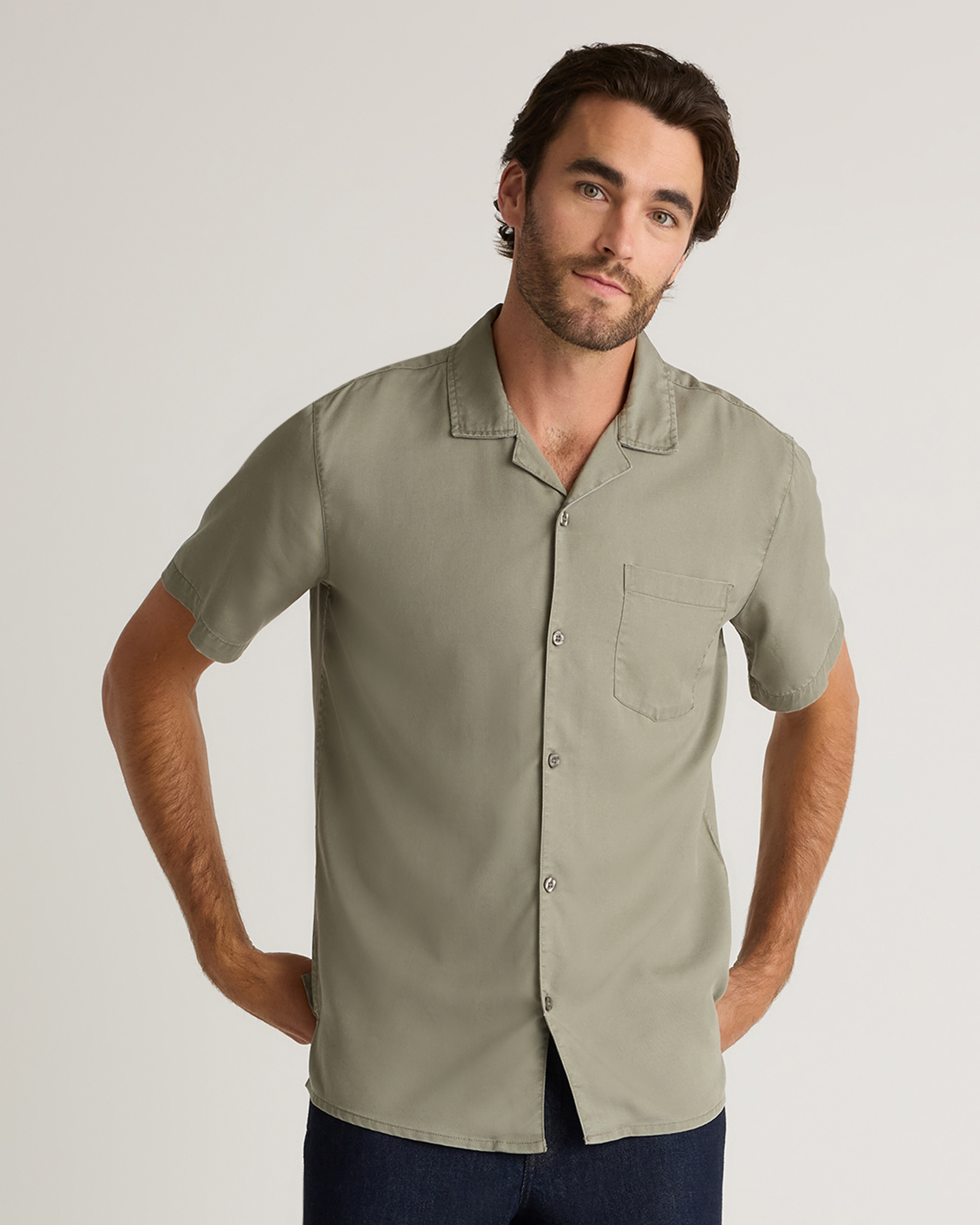 韓国発【JUSTYOUNG】LM Vintage Washing Collar Tee/4color Korean Style Summer POLO Collar Solid Color Short Sleeve T