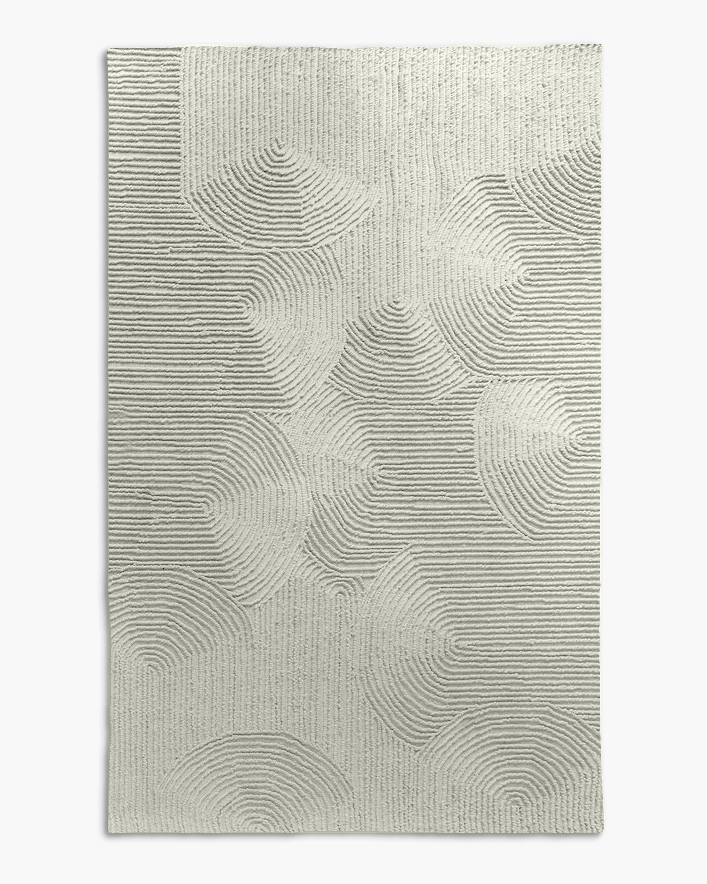 Quince Asher Tufted Wool Rug In Ivory