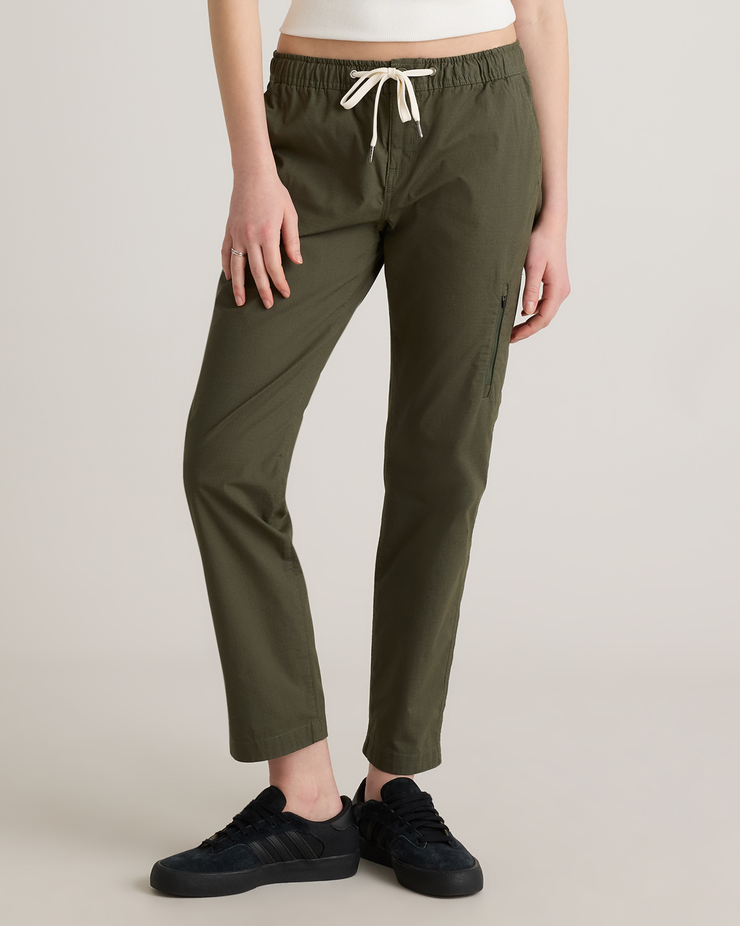Organic Stretch Ripstop Straight Pants