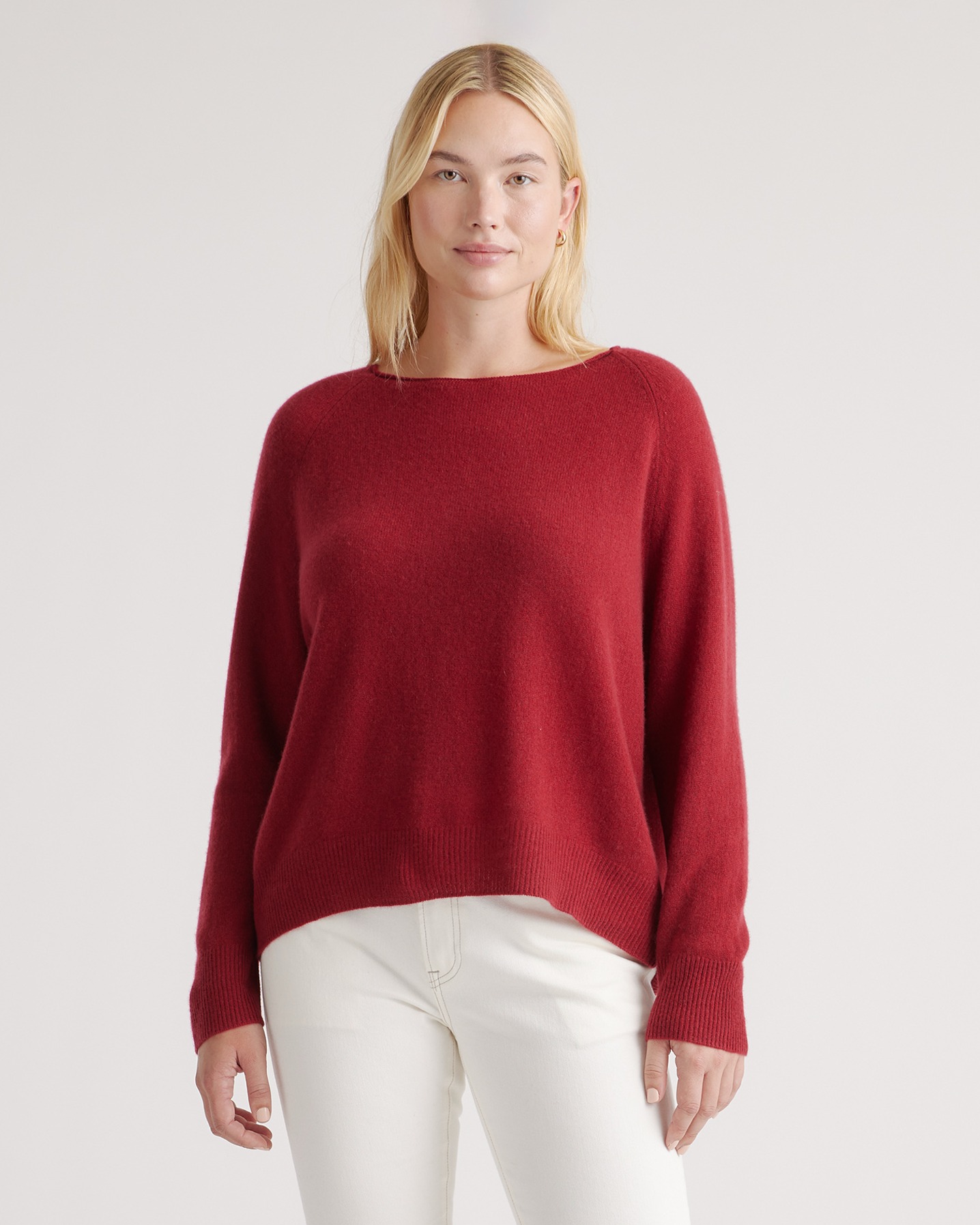Mongolian Spring Cashmere Boatneck Sweater