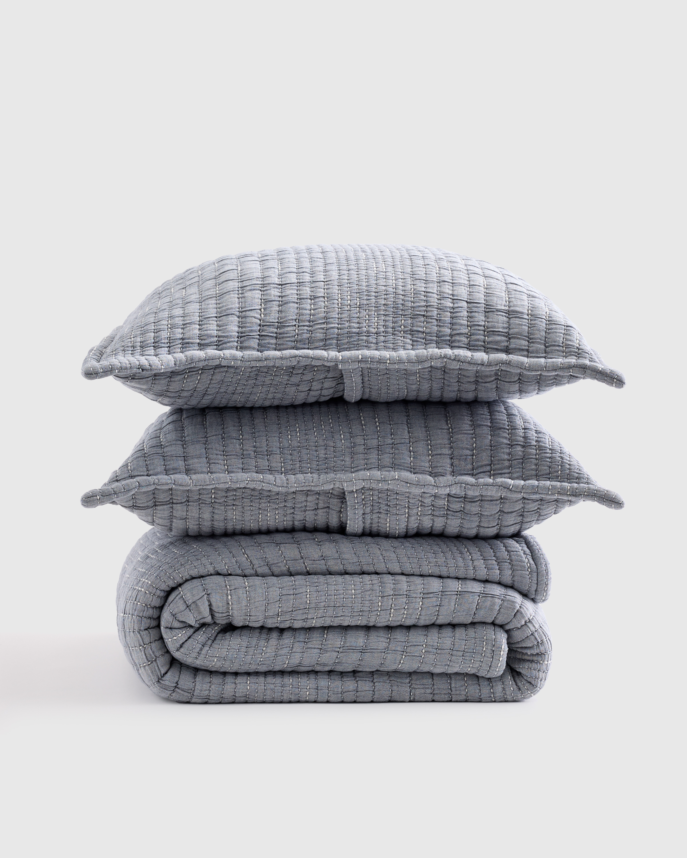 Organic Cotton Channel Quilt Set