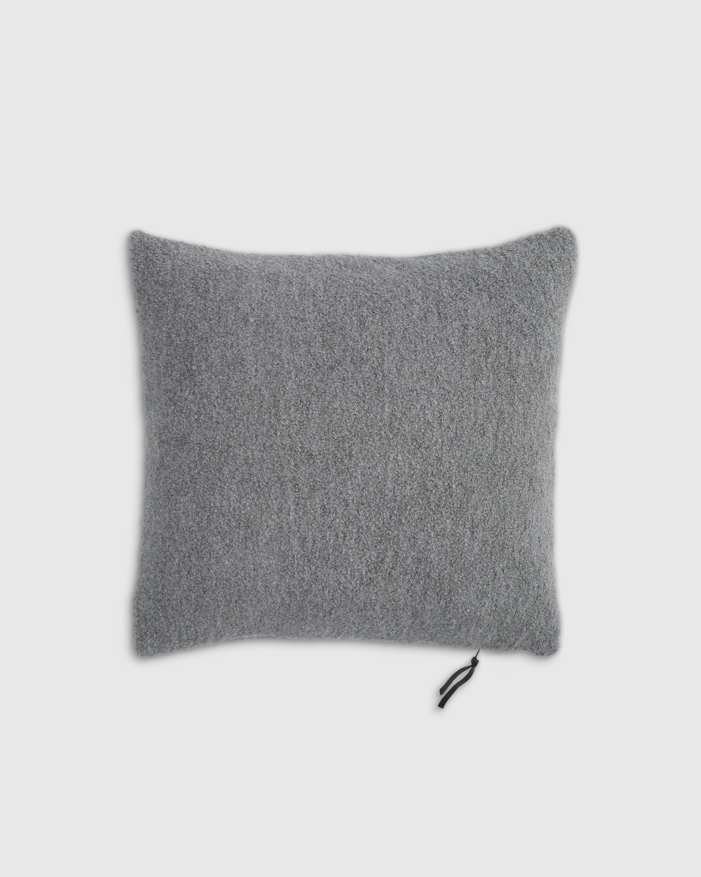 Quince Alpaca Boucle Pillow Cover In Heather Grey