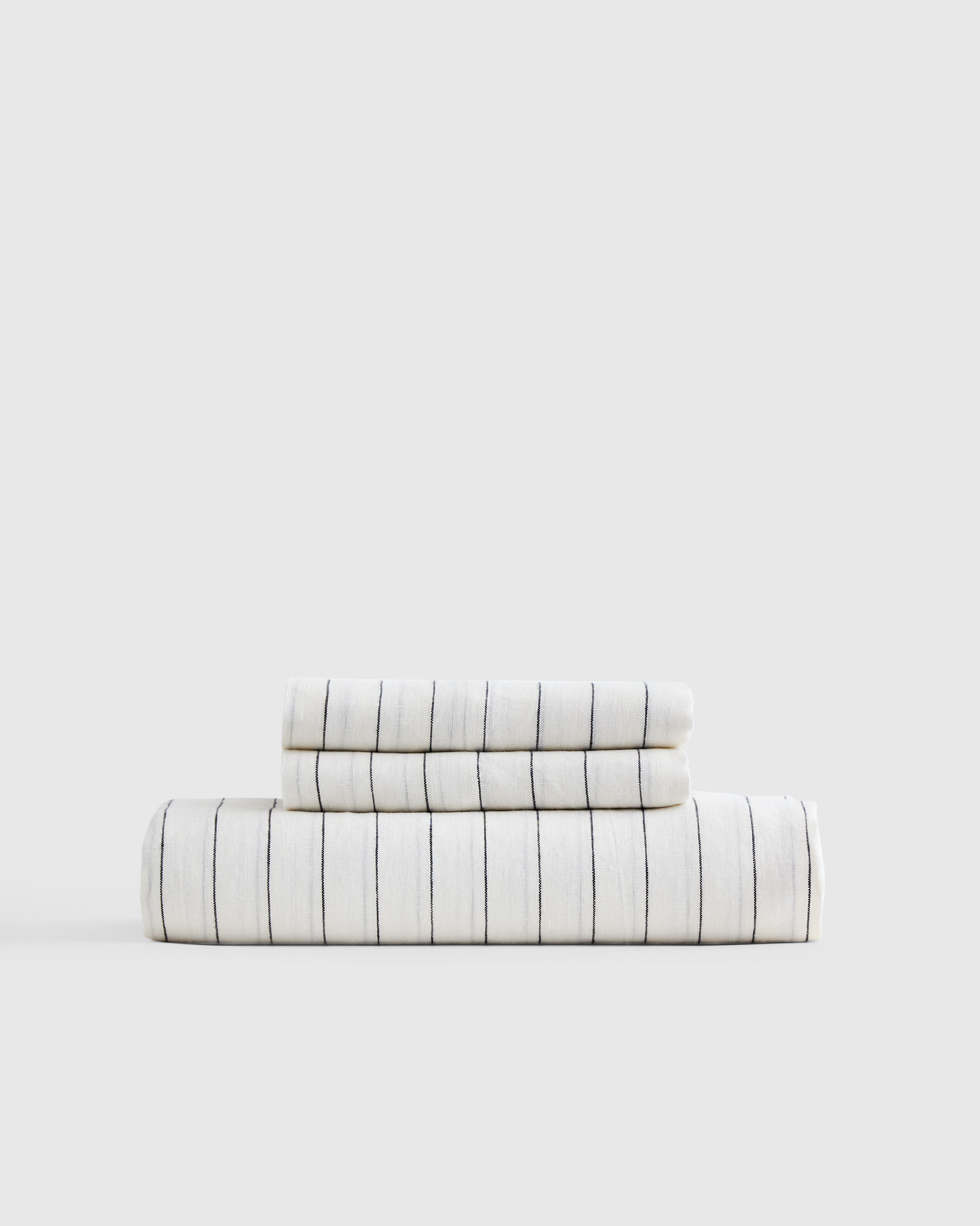 European Linen Fitted Stripe Sheet Set