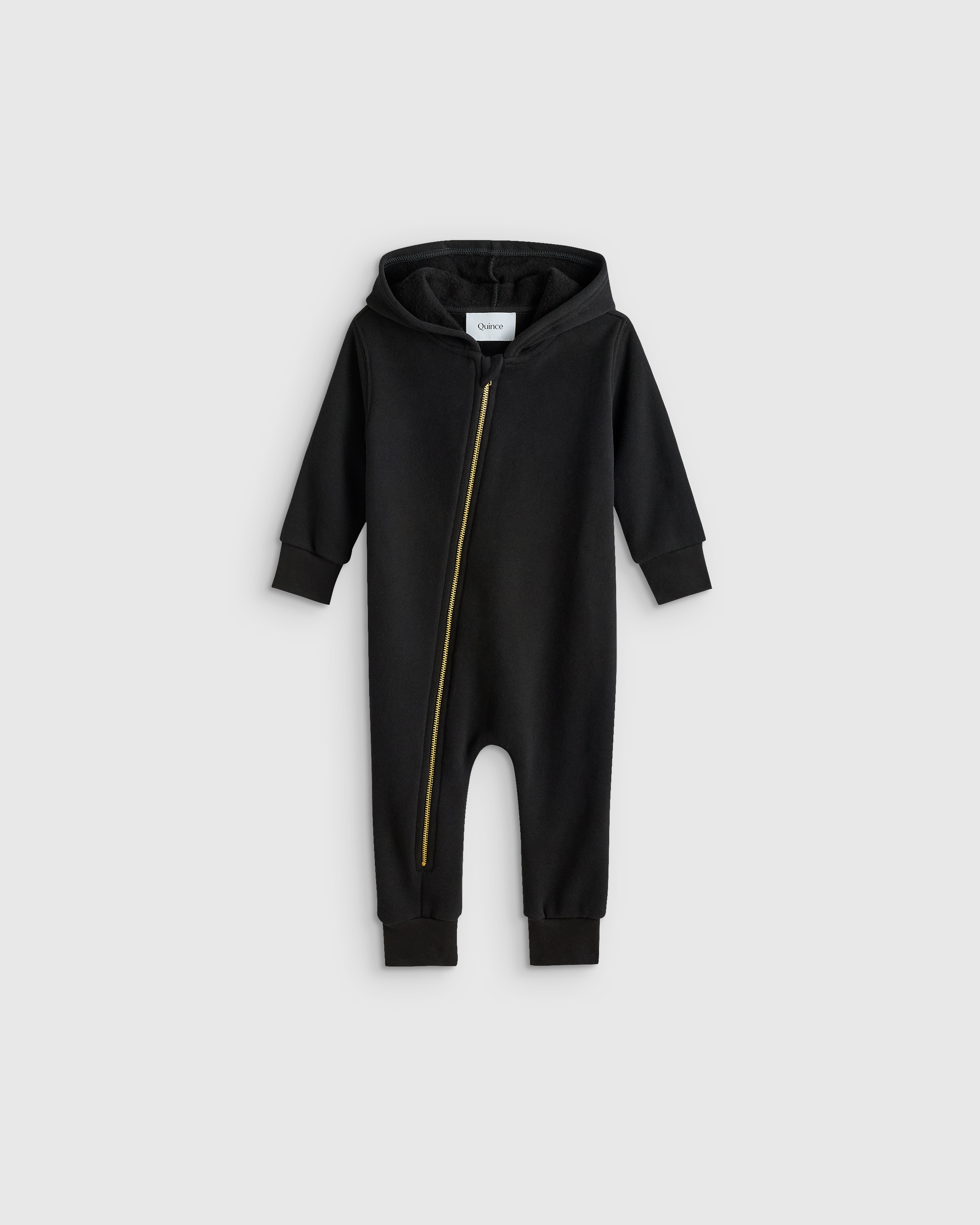 100% Organic Cotton Hooded Moto Romper