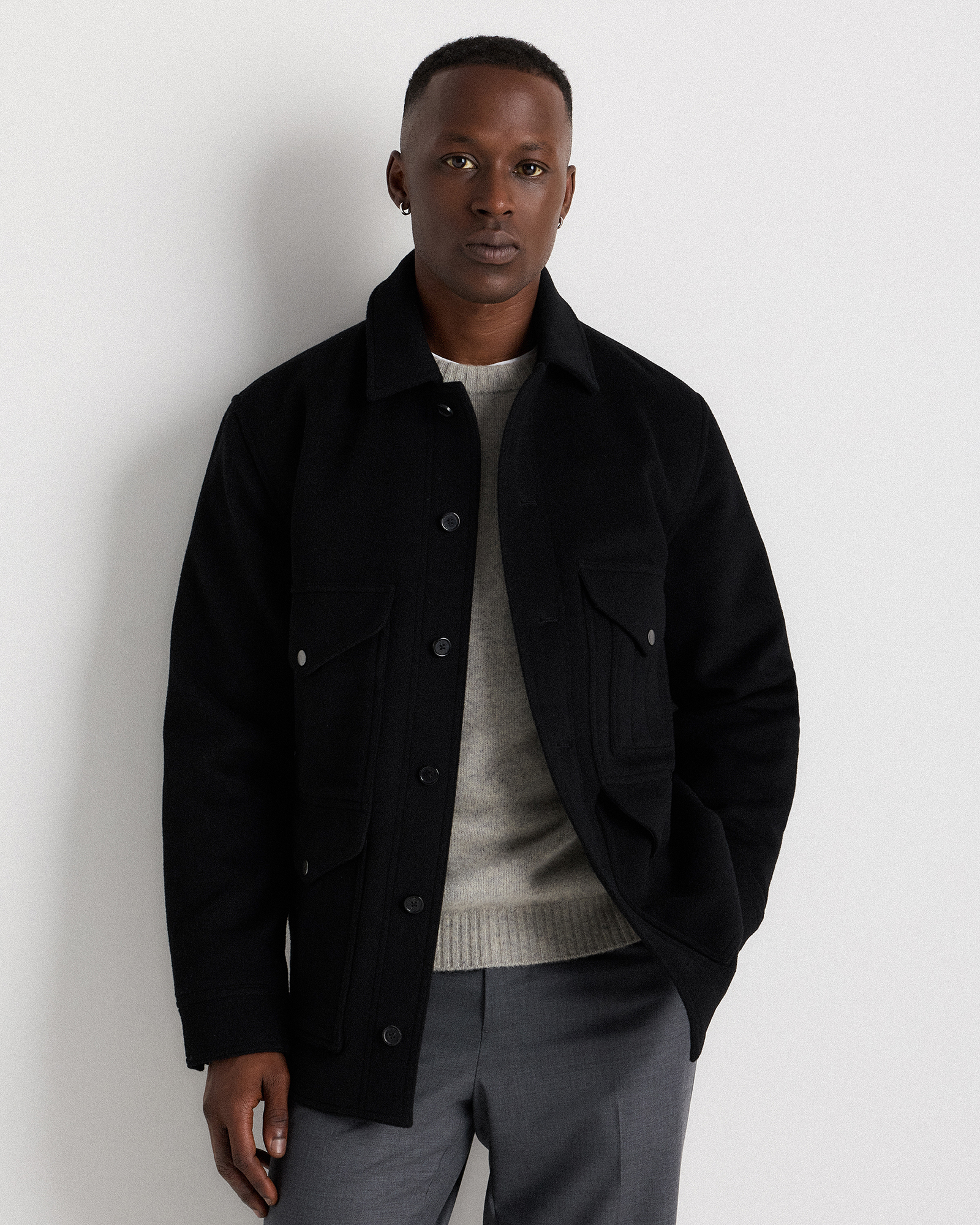 Wool Cashmere Field Jacket