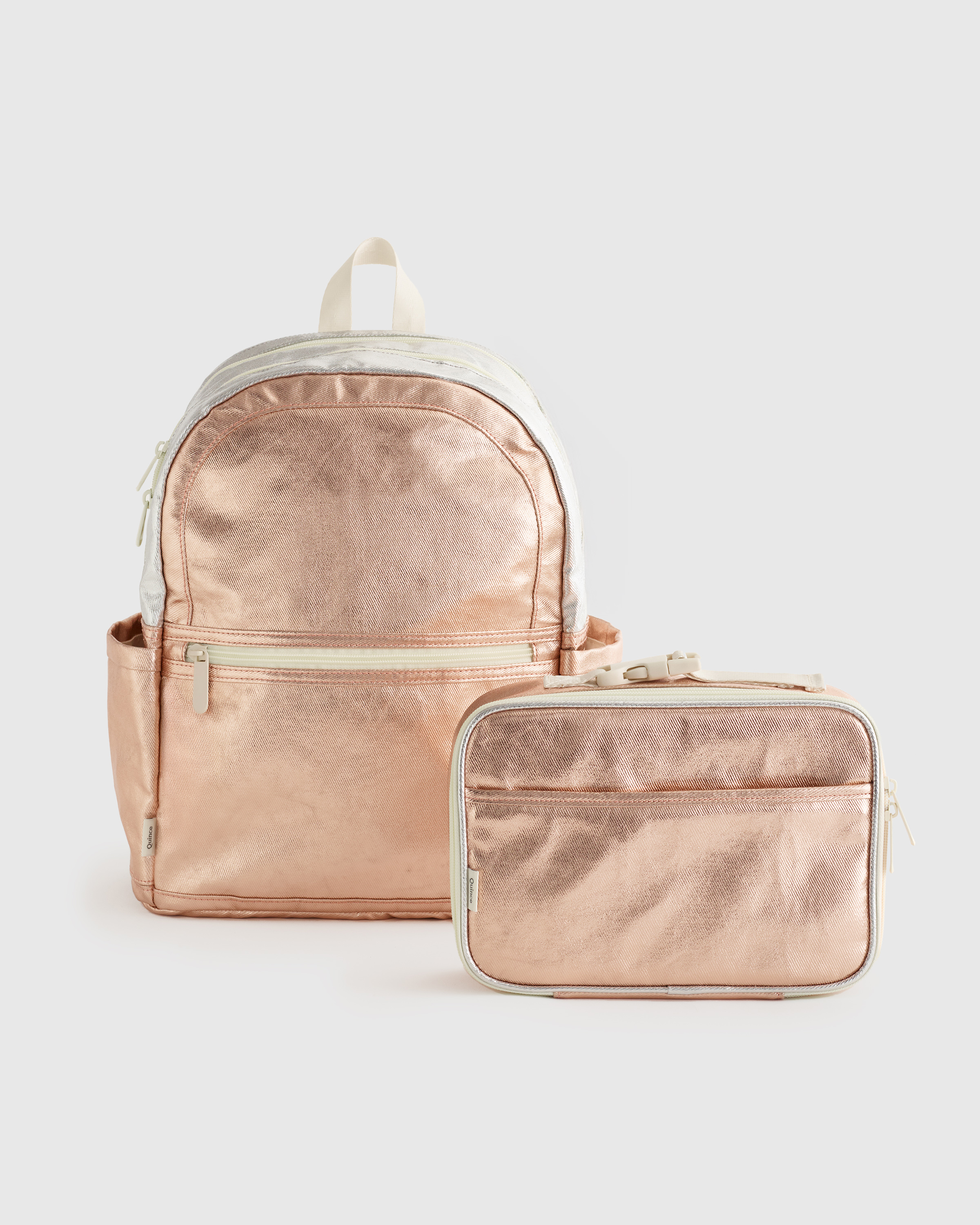 Recycled Double Pocket Backpack - Medium - thumbnail 2