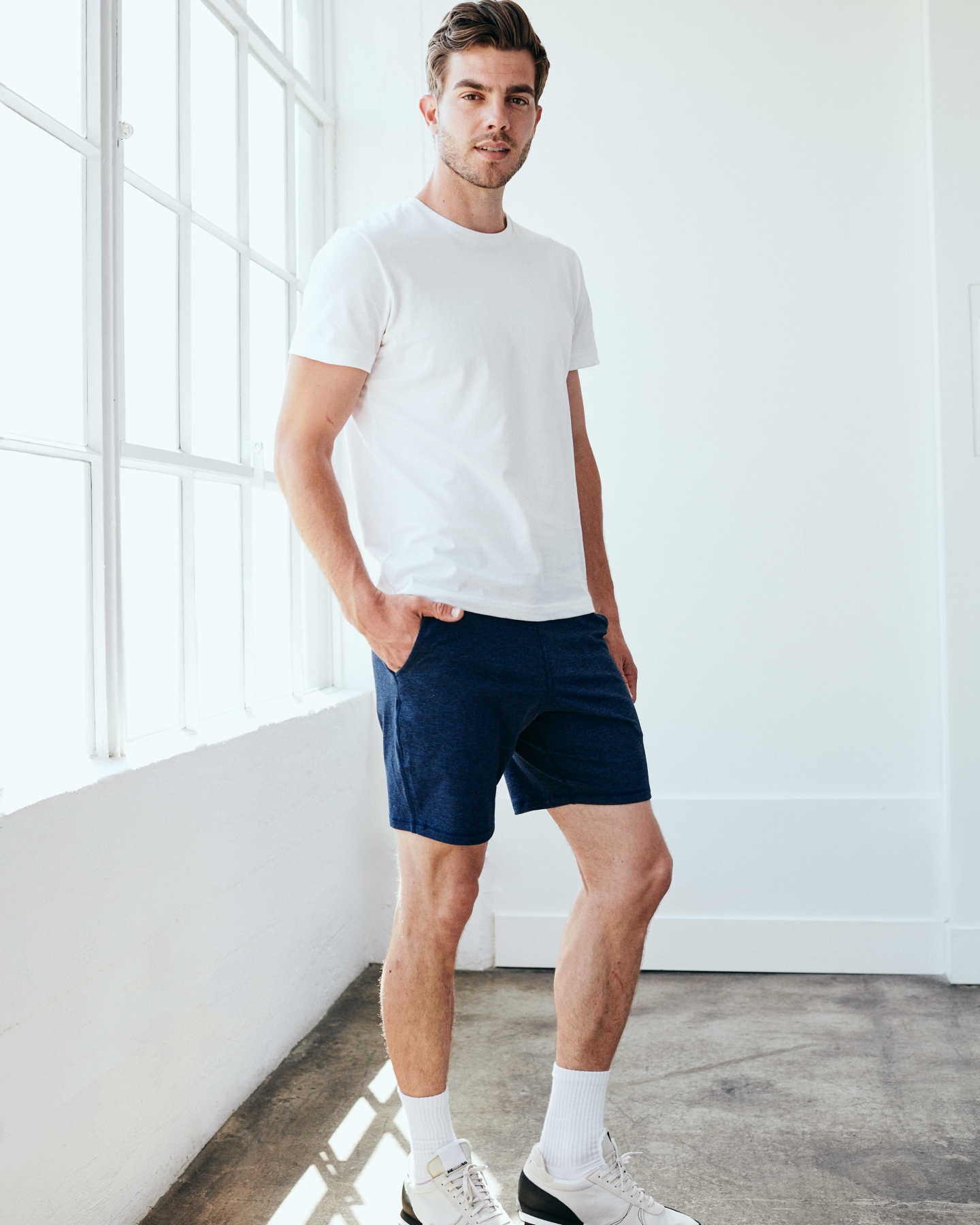 You May Also Like - Flowknit Ultra-Soft Performance Short - Heather Navy