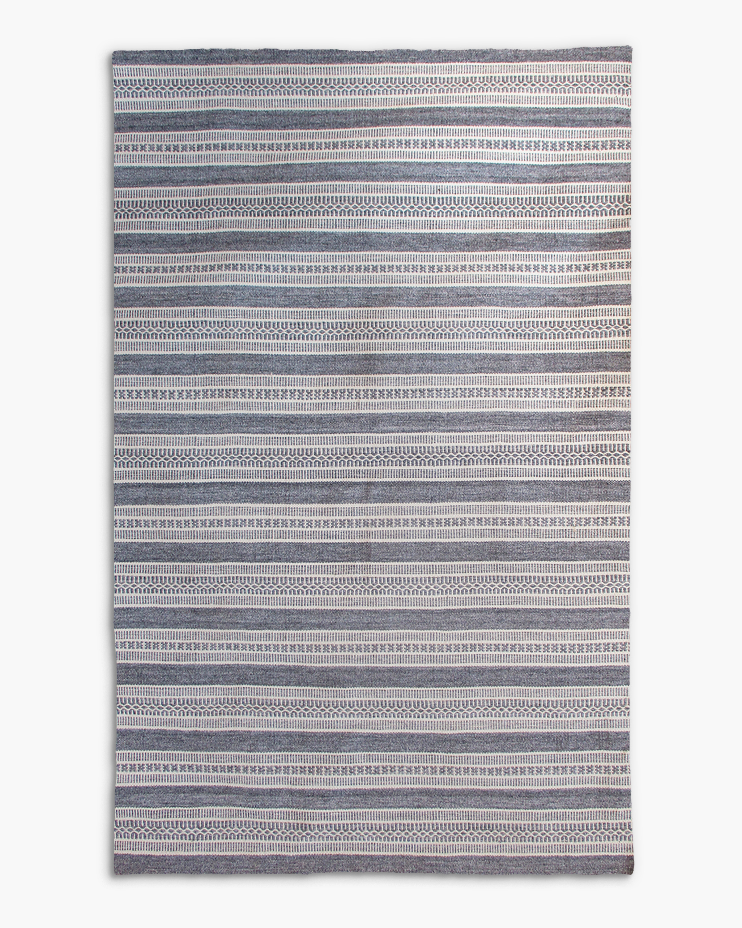 Quince Tristan Recycled Performance Rug In Grey/ivory