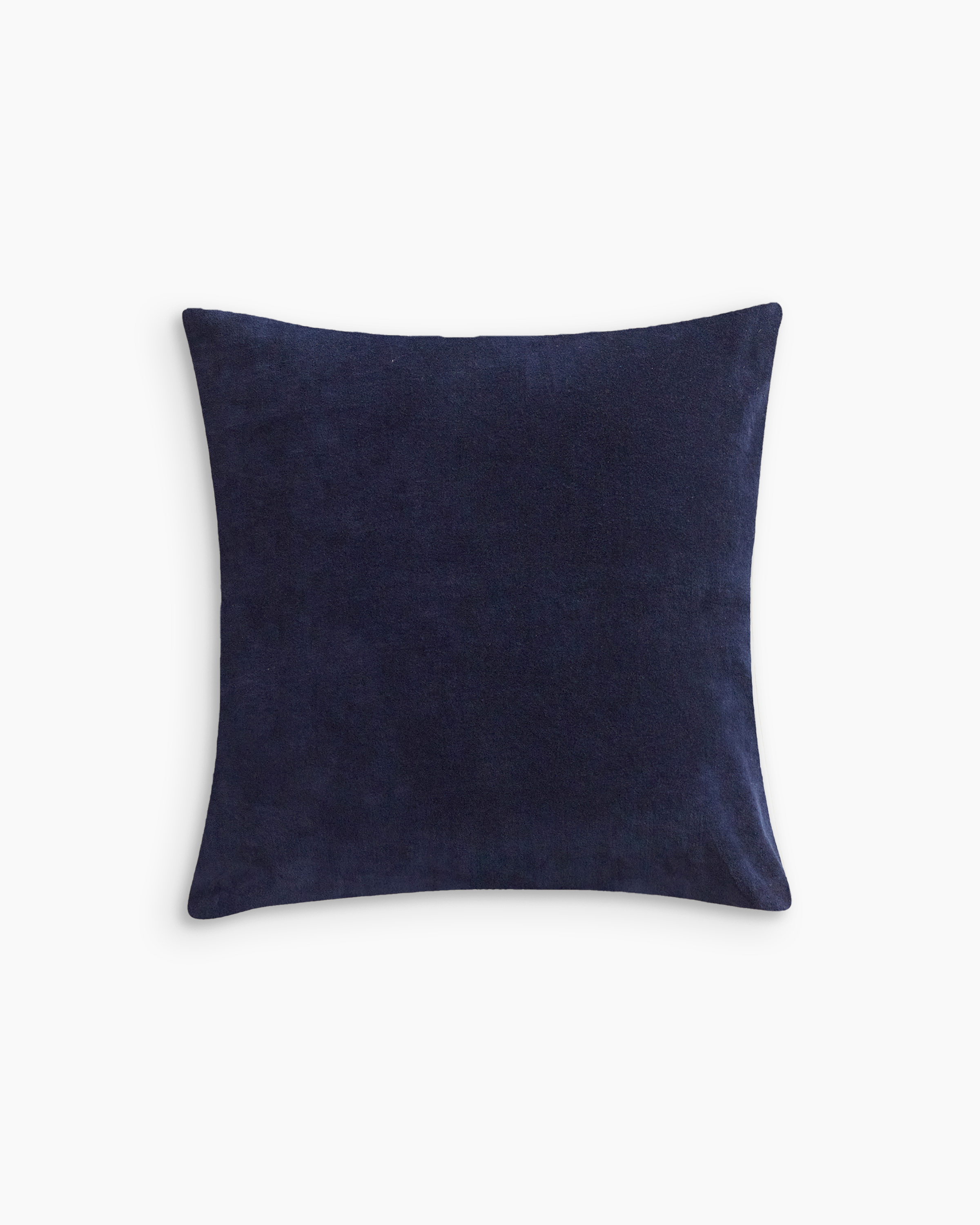 Quince Washed Velvet Pillow Cover In Blue