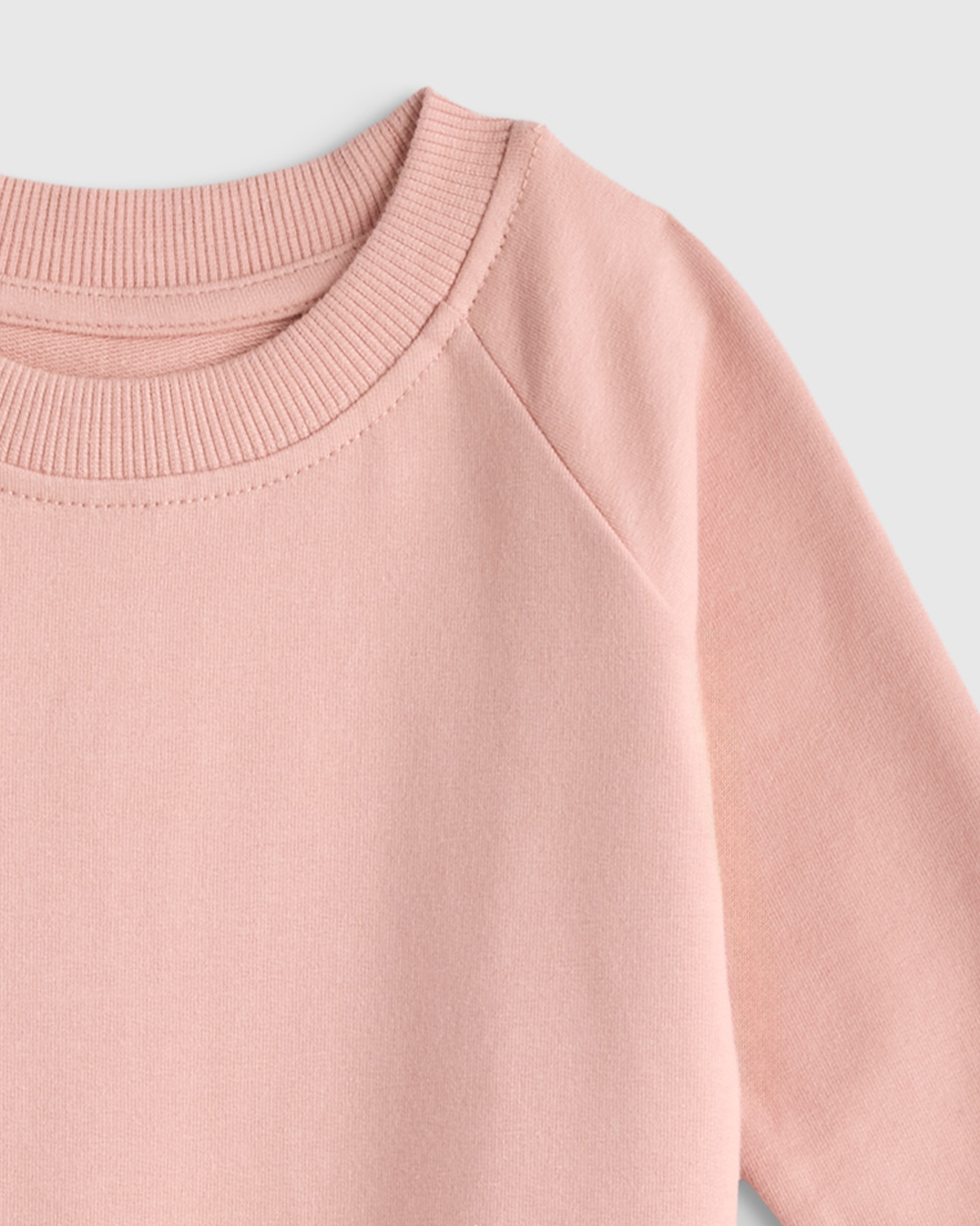 Organic Cotton French Terry Crew Neck Sweatshirt - Baby - thumbnail 5
