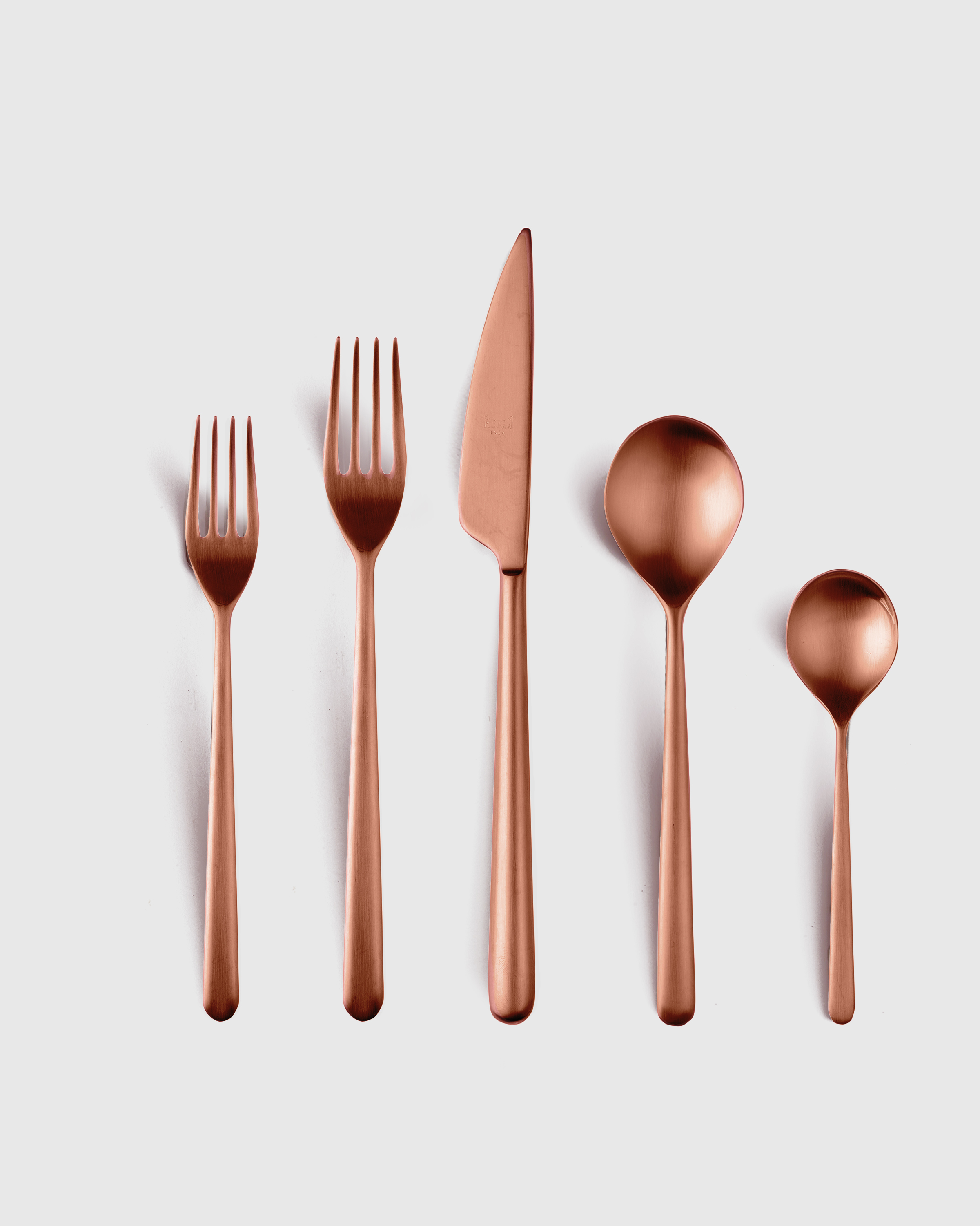 Quince Linea Flatware 20-pc Set In Brushed Bronze