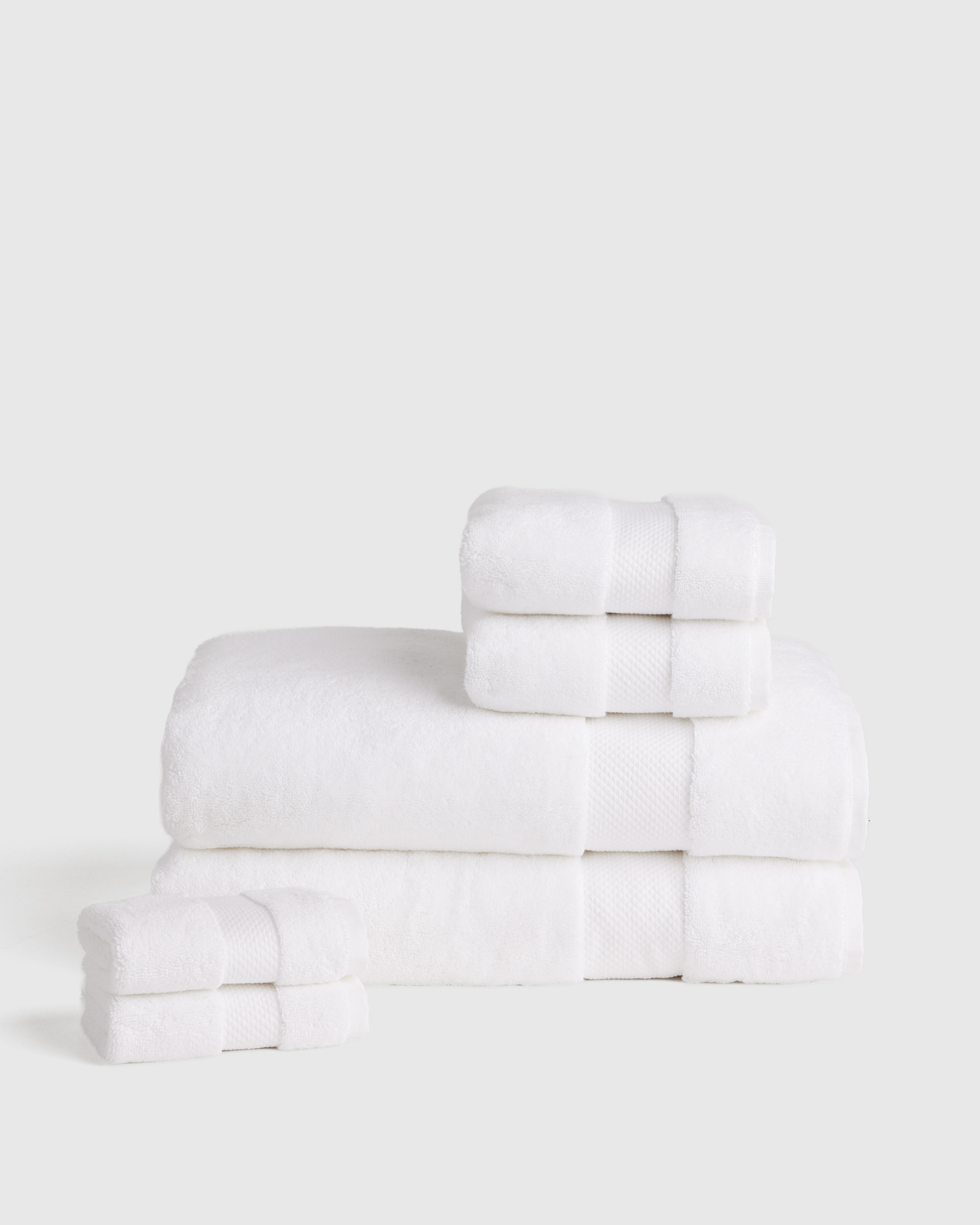 Quince Ultra Plush Bath Sheet Bundle In White
