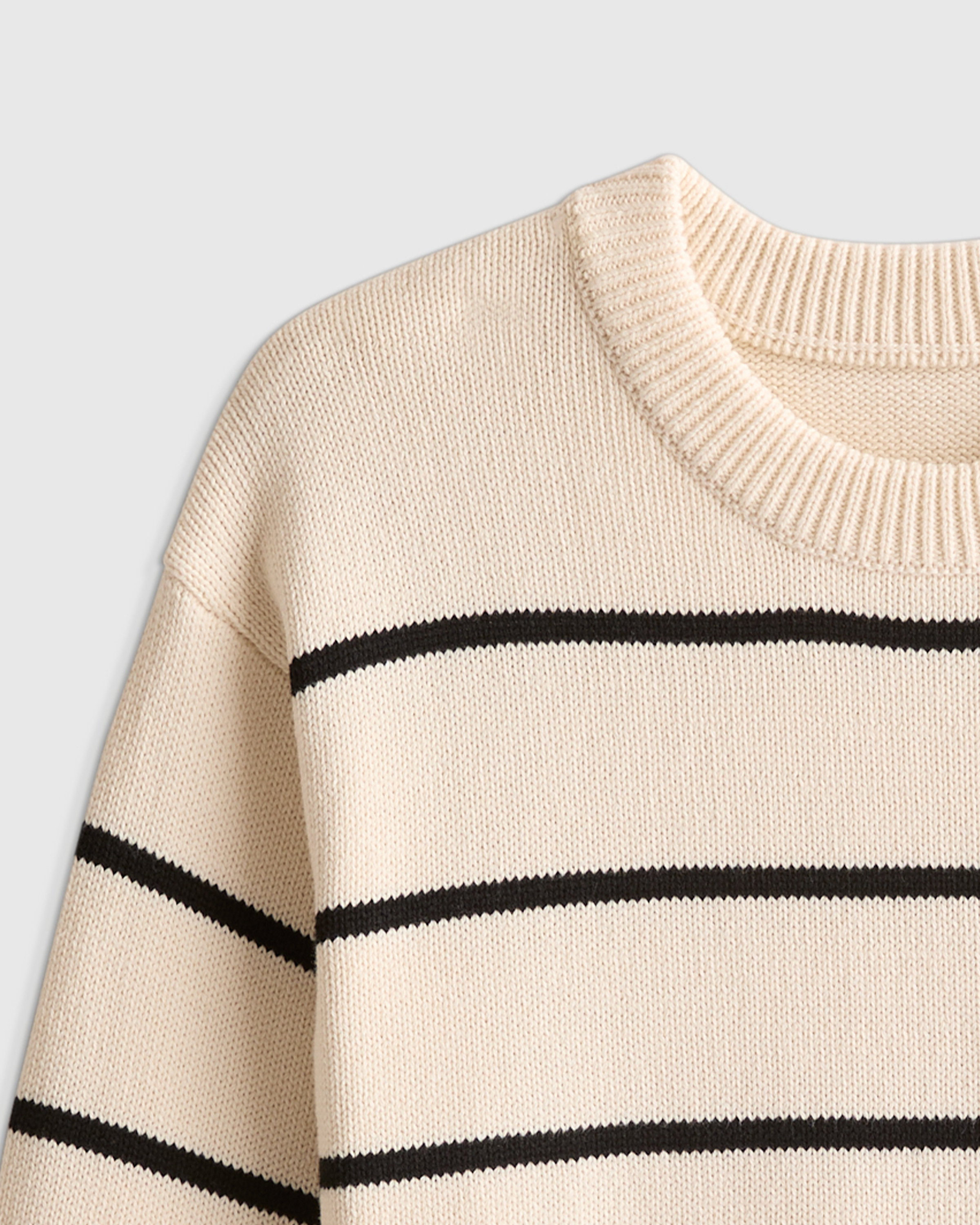 100% Organic Cotton Crewneck Sweater - thumbnail 2