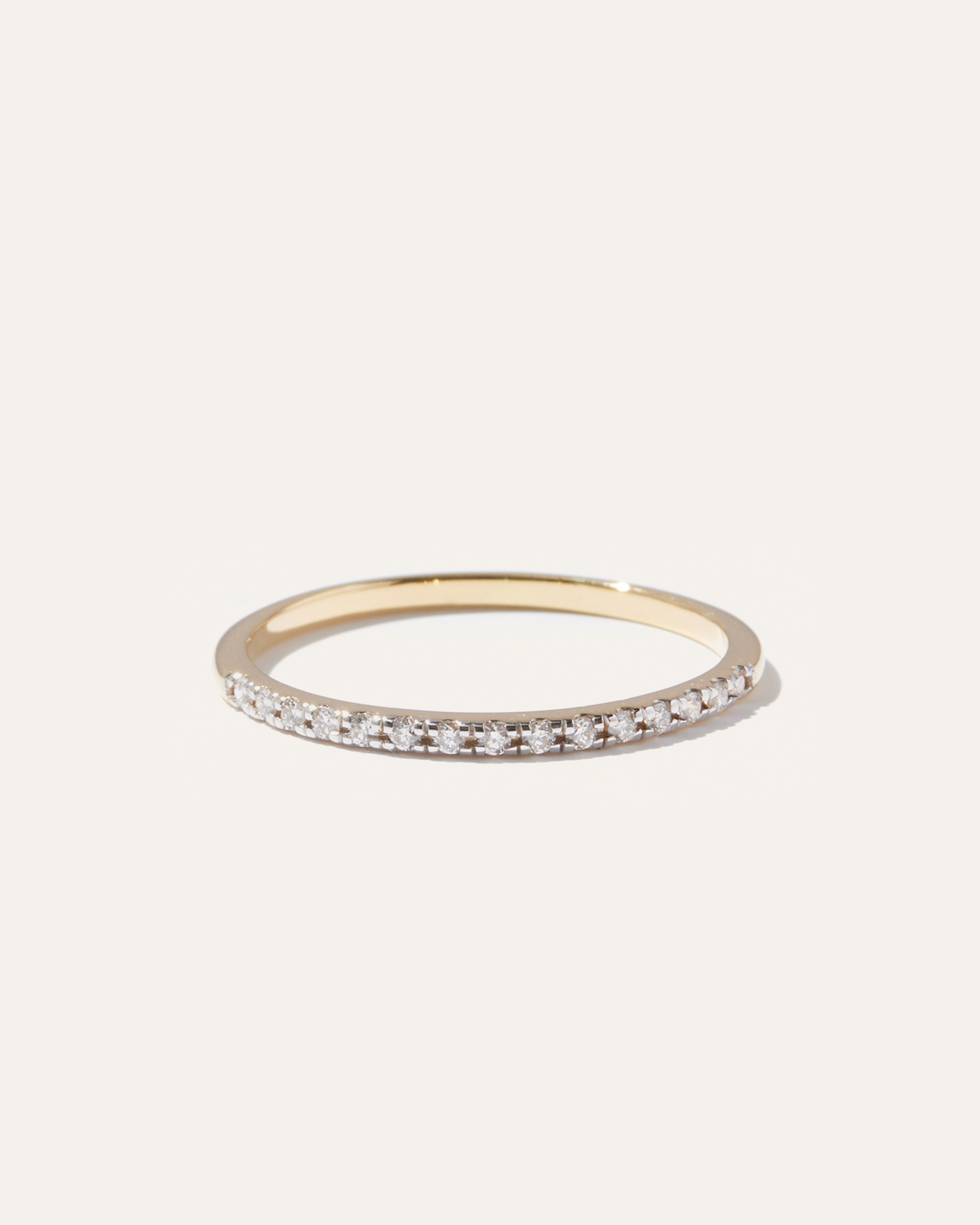 14K Gold Diamond Wedding Band