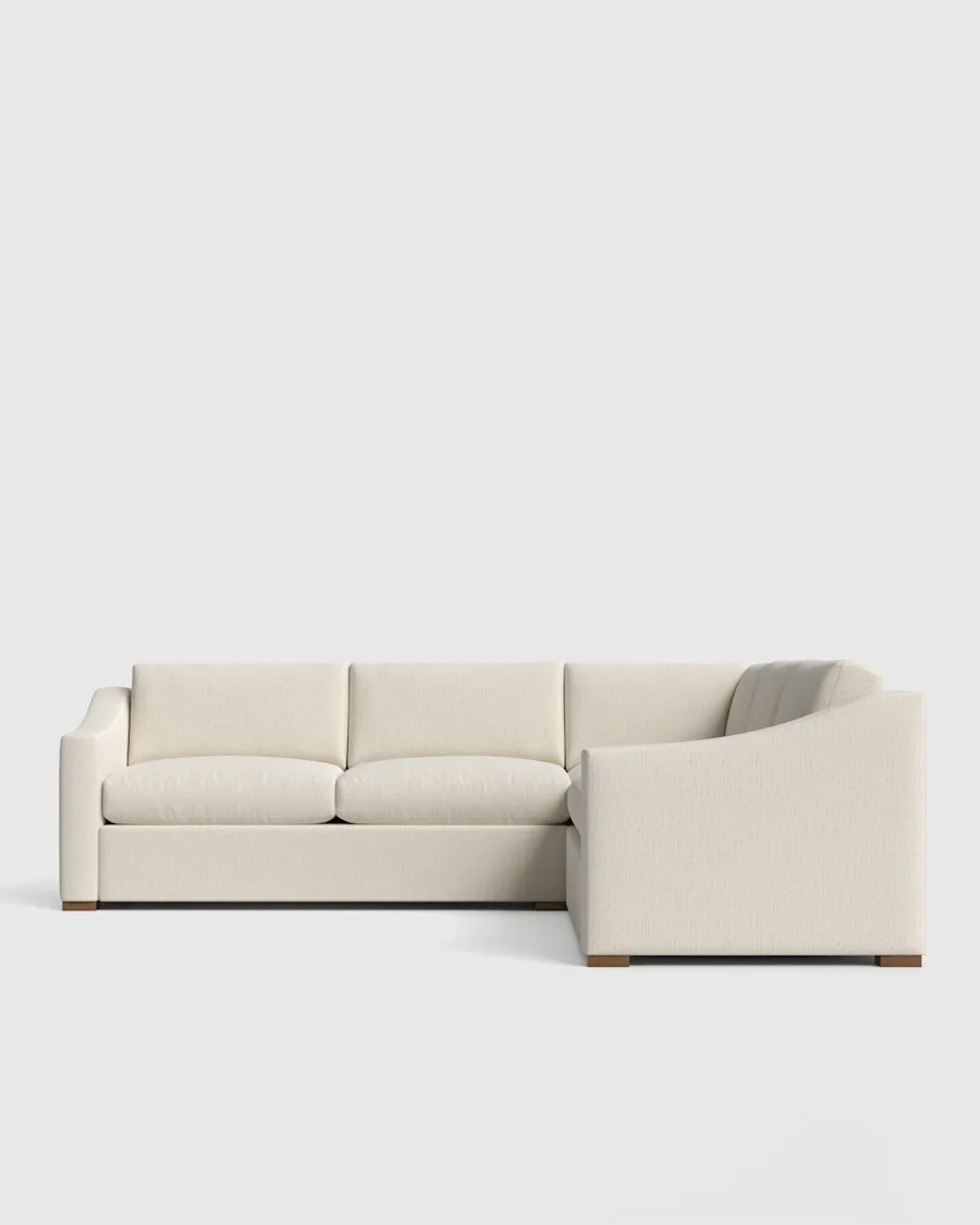 Hollis Slope Arm LSectional 118x118in Nomad Snow Side