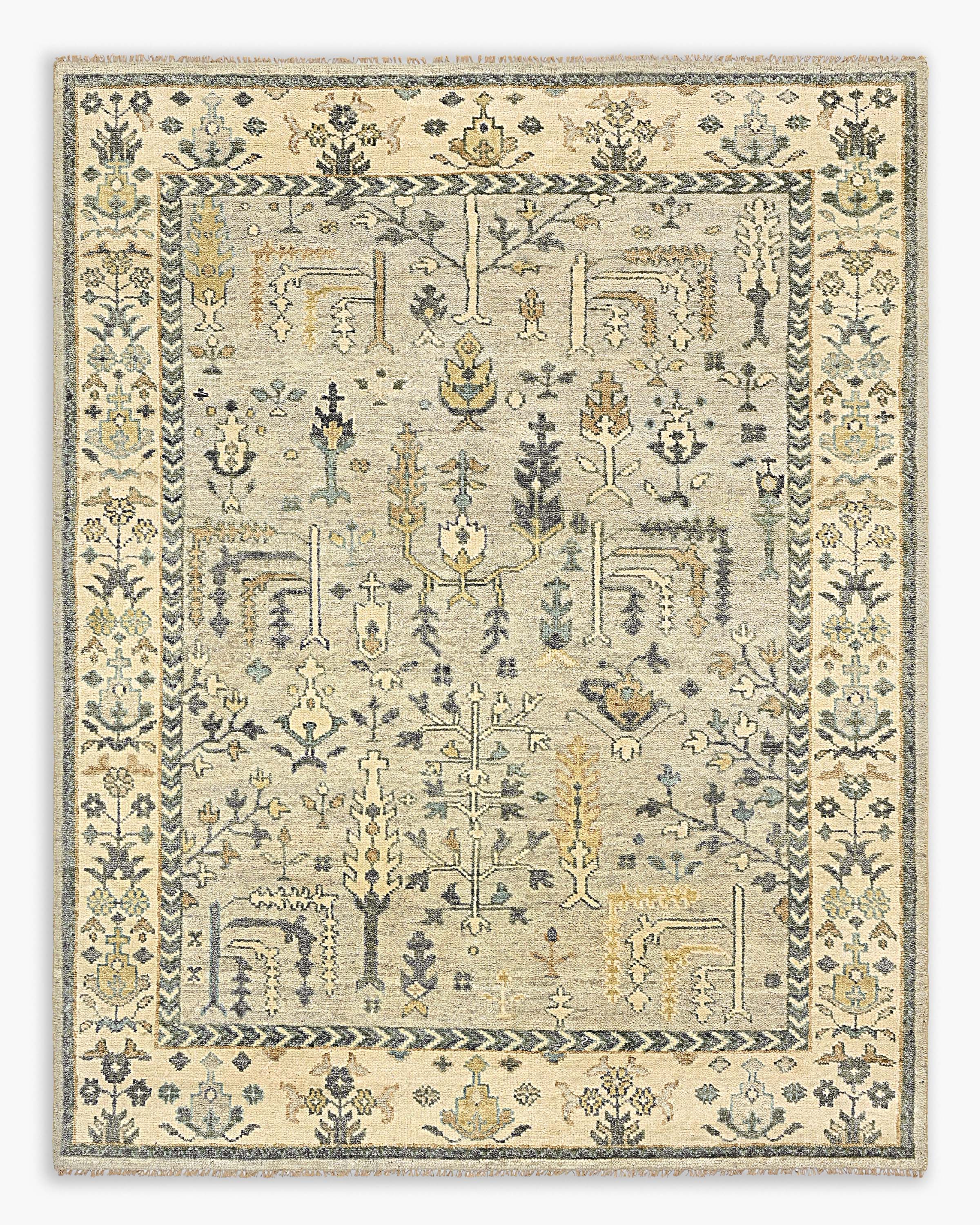 Quince Keira Hand-knotted Wool Rug In Taupe