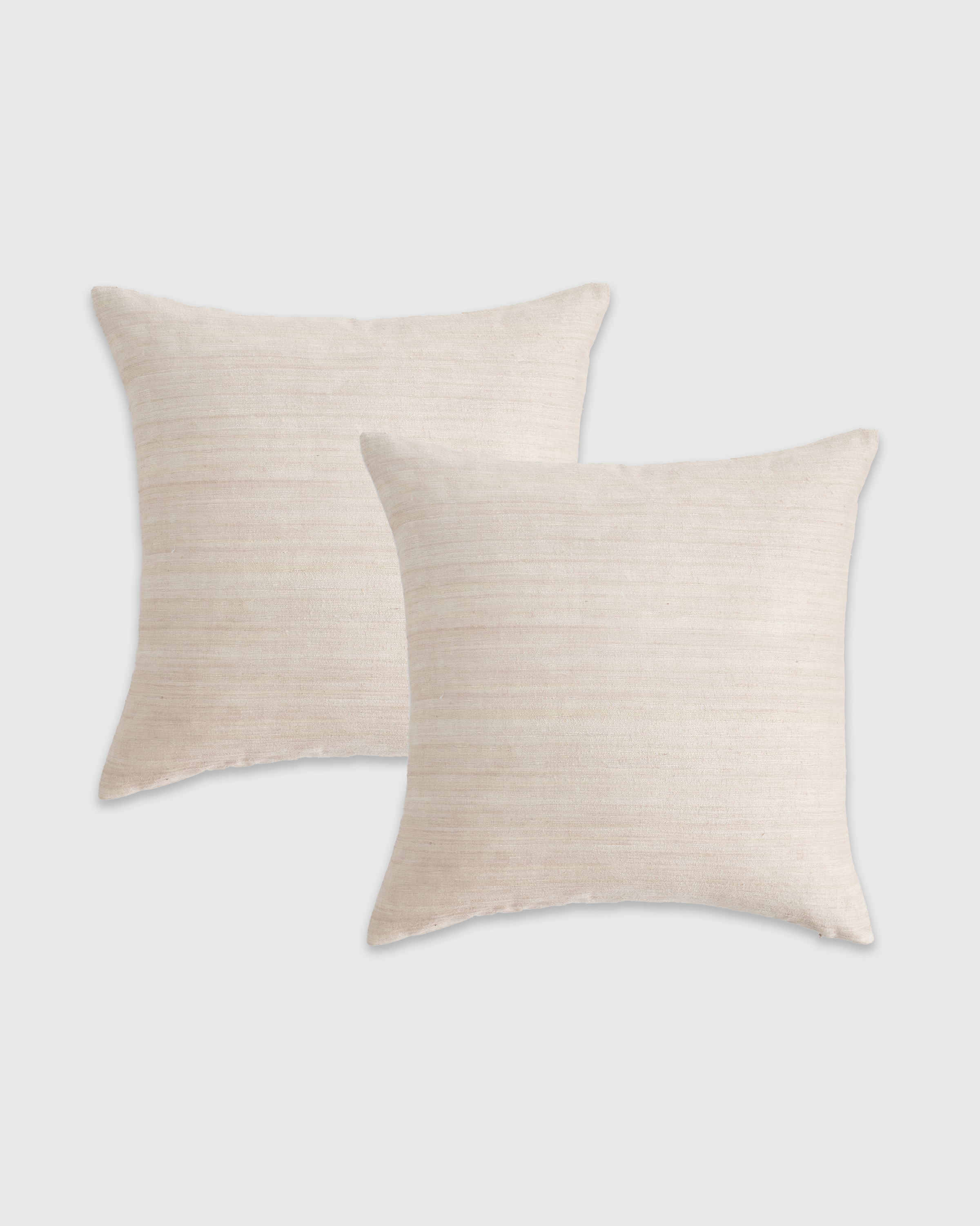 Quince Raw Silk Pillow Cover Set Of 2 In Neutral