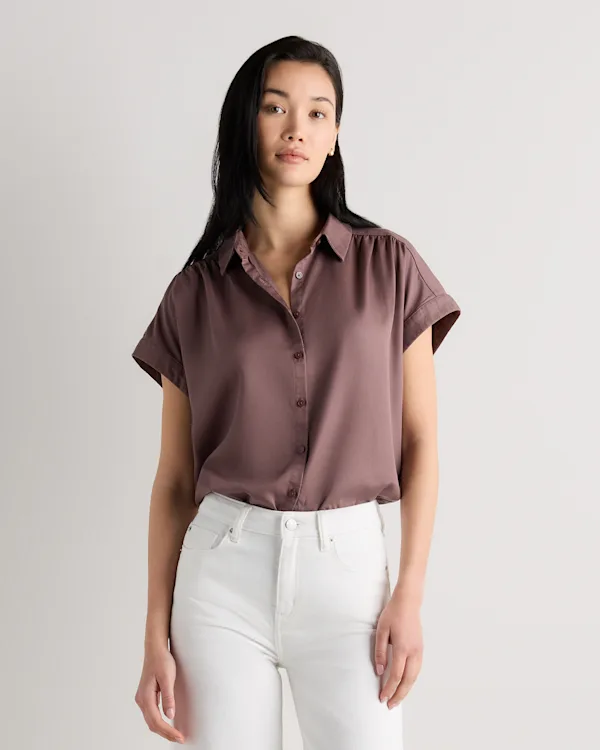 Vintage Wash Tencel Camp Shirt