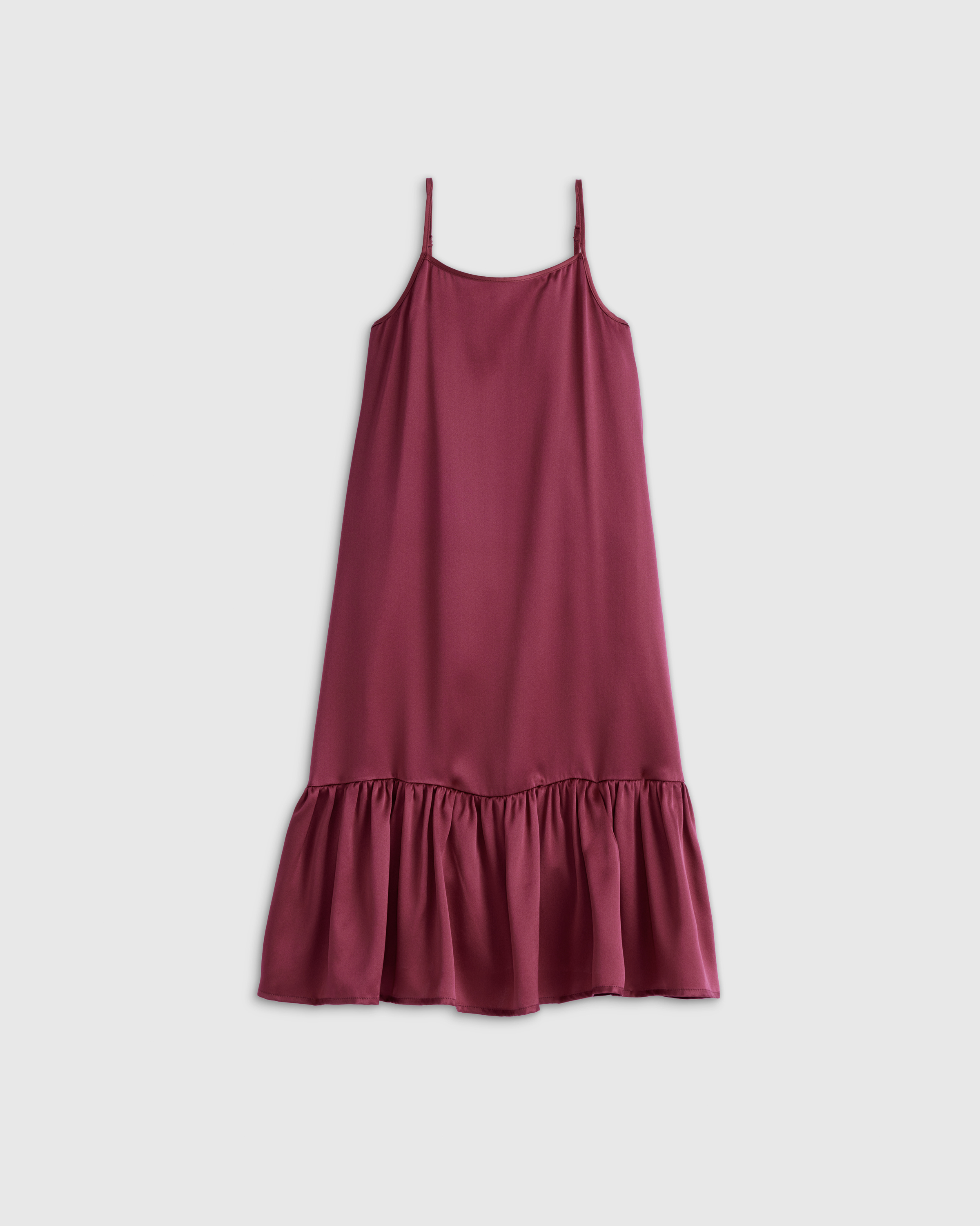 Shop Quince Dress In Burgundy