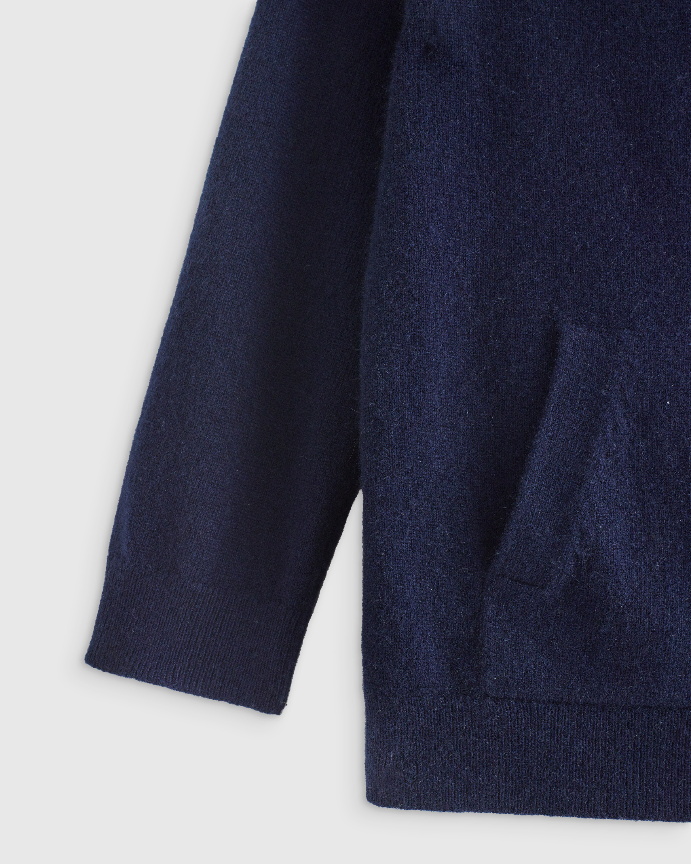 Mongolian Cashmere Full Zip Hoodie - thumbnail 6