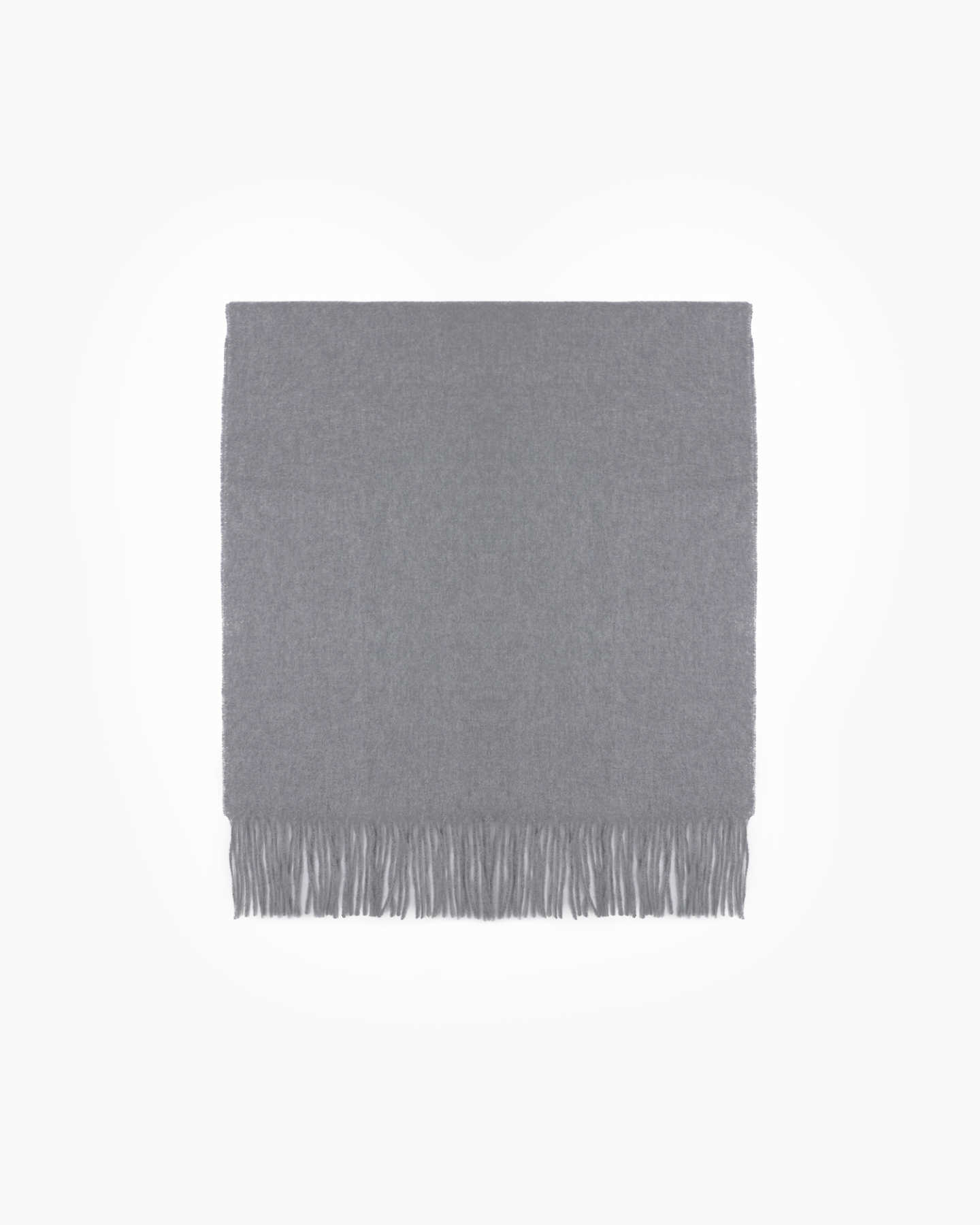 Cashmere throw blanket in grey