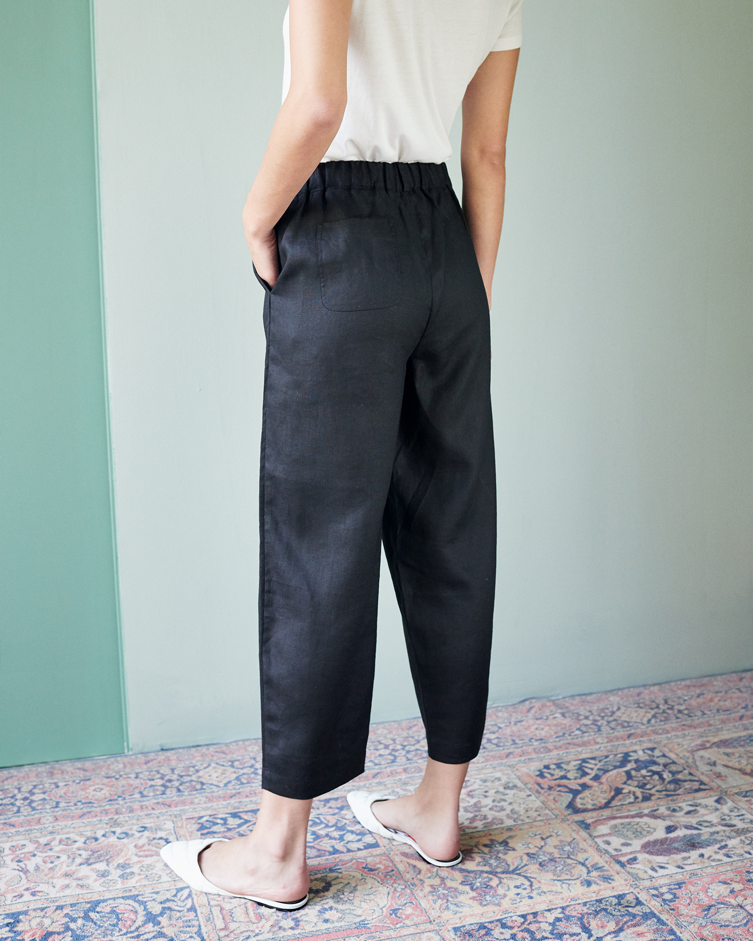 100 linen pants womens