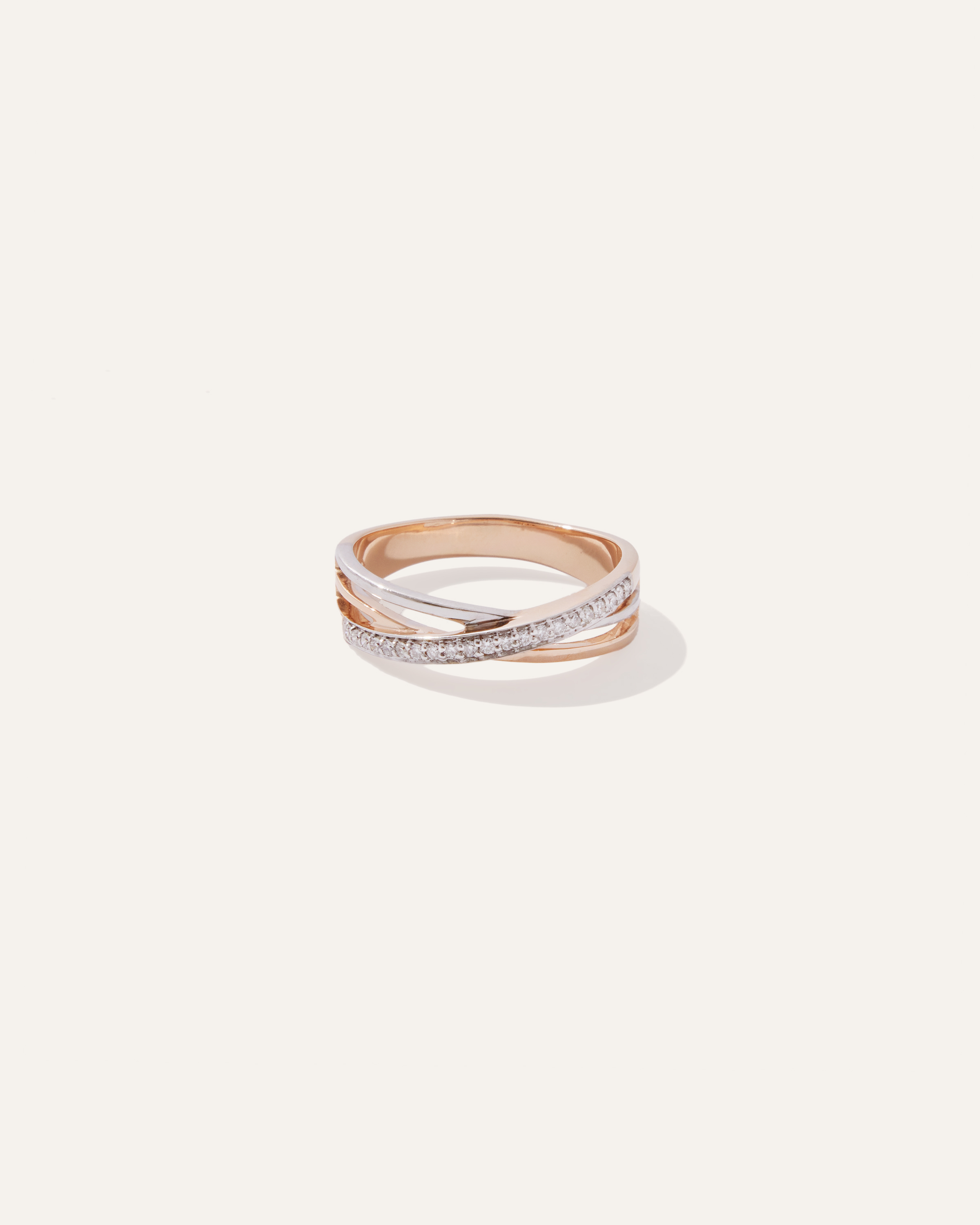 Quince Women's 14k Gold Diamond Orbit Ring In Rose Gold