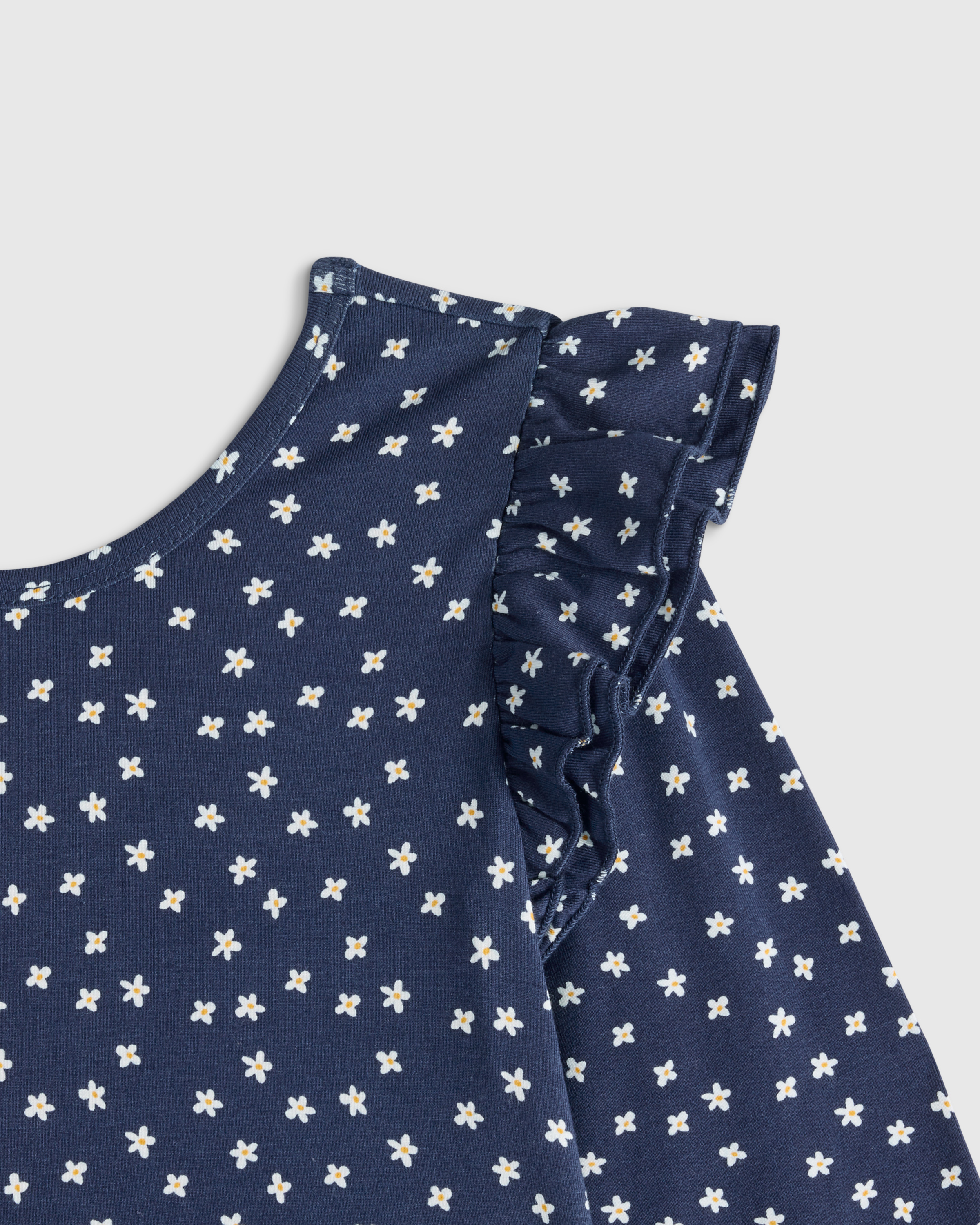 Bamboo Long Sleeve Flutter Twirl Dress - Kid - thumbnail 2