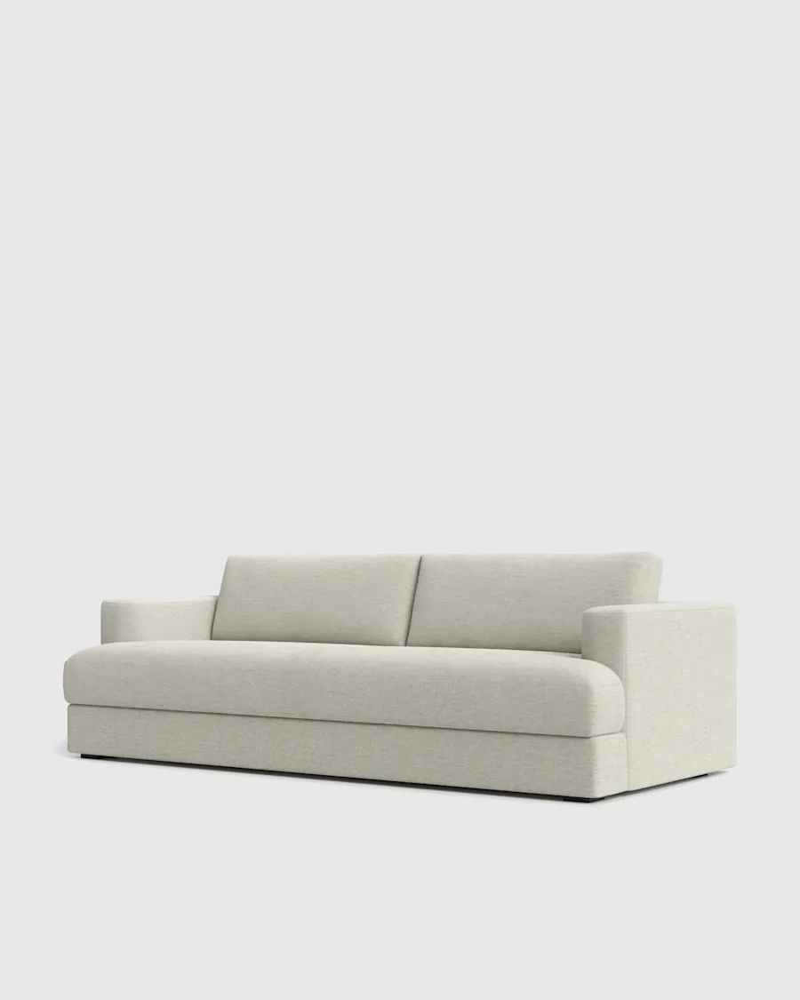 Varick 30 sofa Front Angle Flax V01