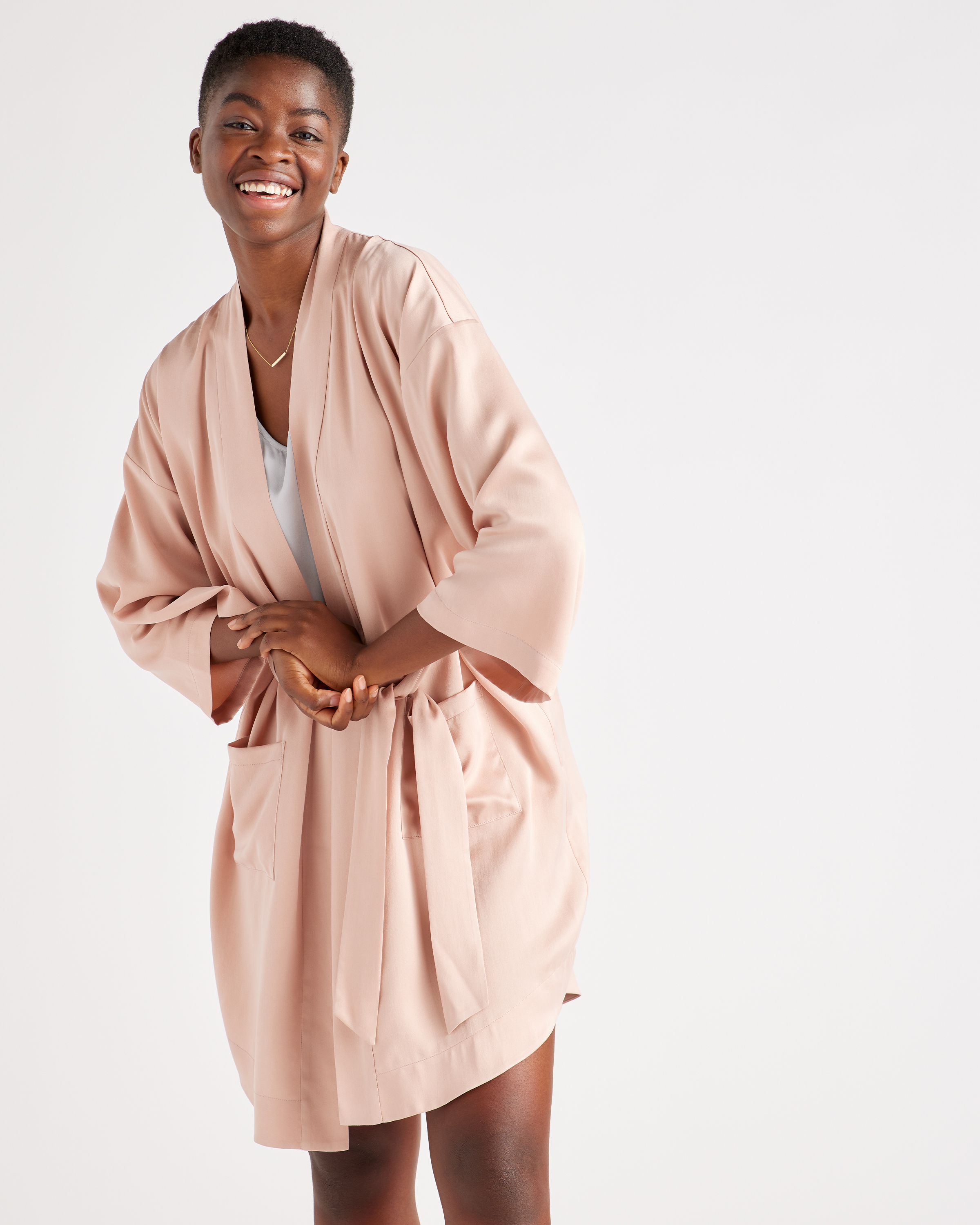 100% Washable Silk Robe