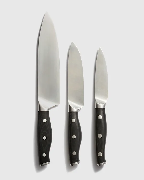Fully Forged German Stainless Steel 3-Piece Knife Set