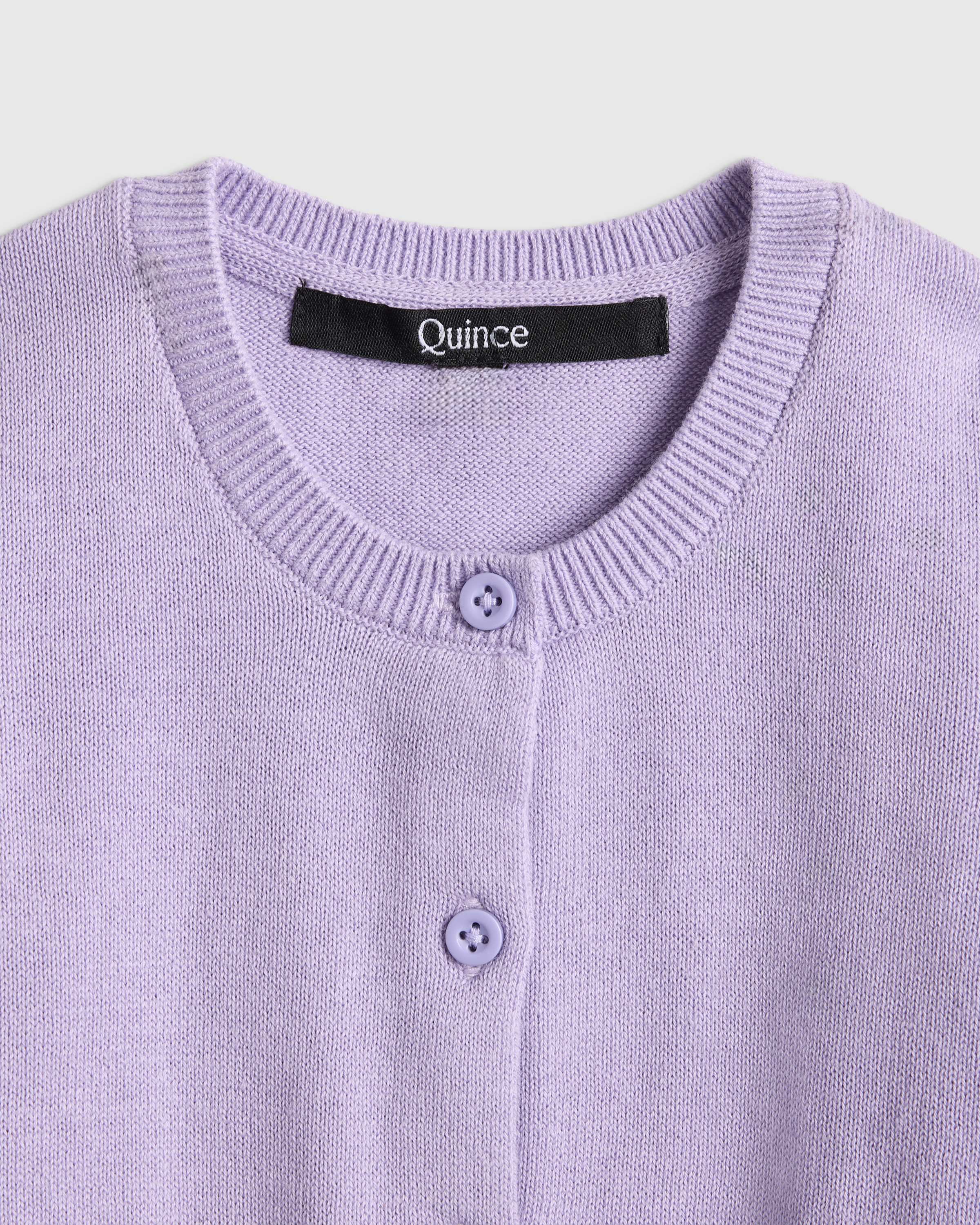 100% Organic Cotton Crewneck Cardigan - thumbnail 8