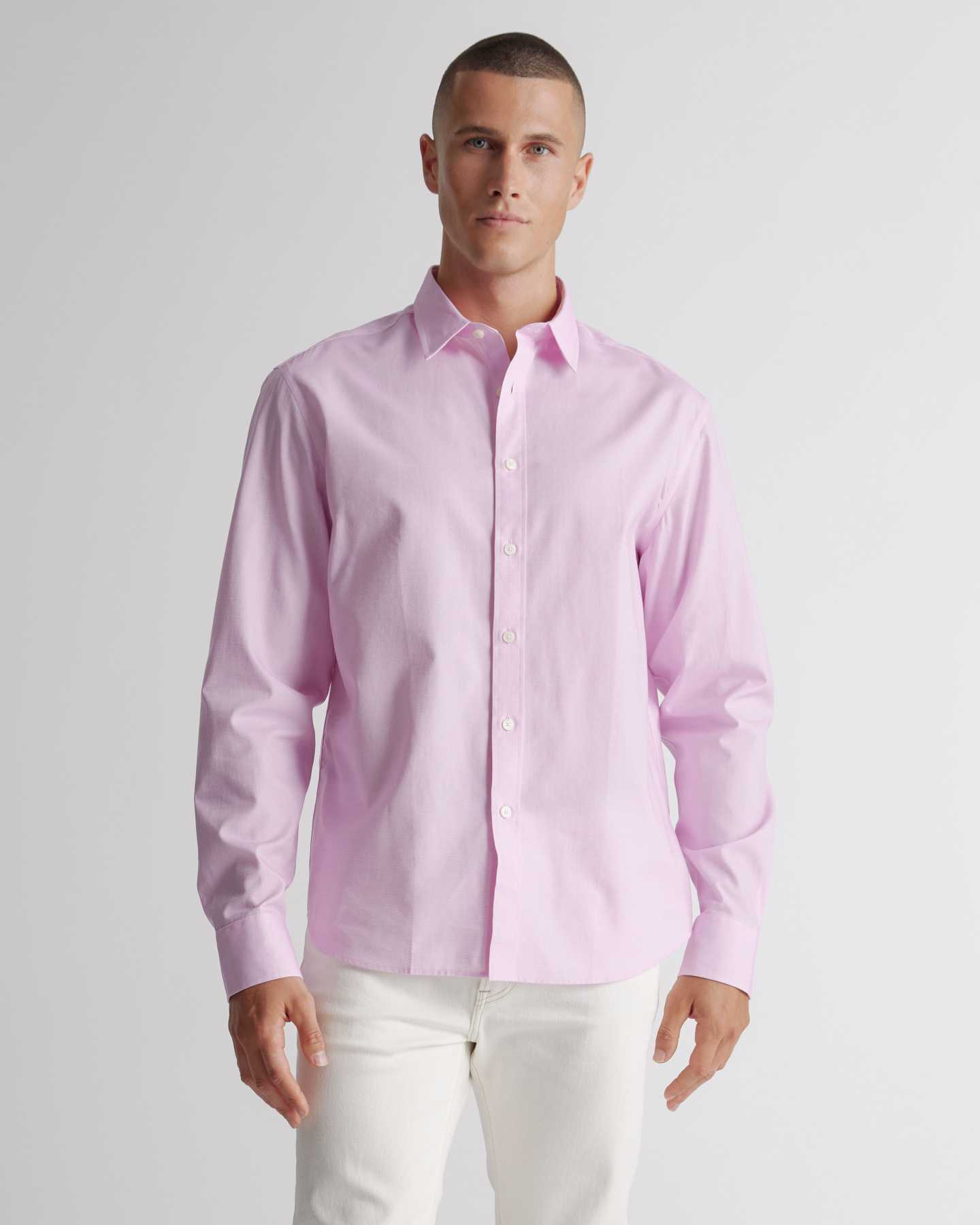 The Untucked Dress Shirt - Pink FilCoupe - 9