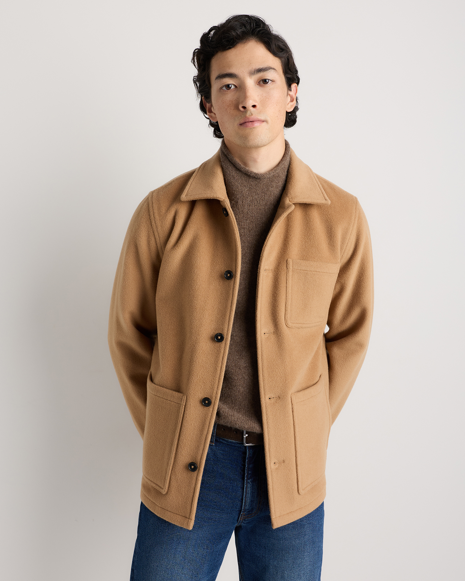 Wool Cashmere Chore Jacket | Quince Canada