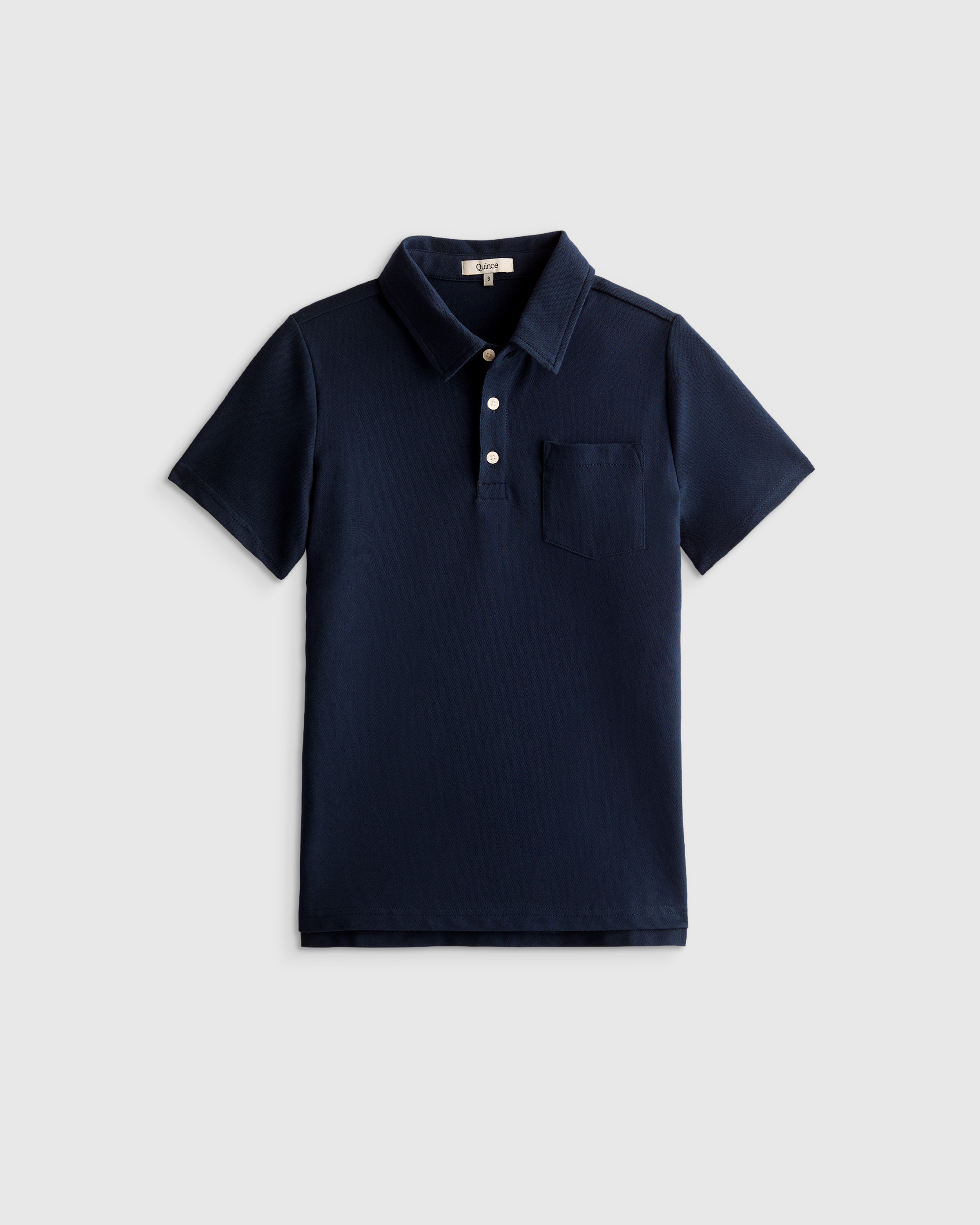 Organic Cotton Short Sleeve Pique Polo 