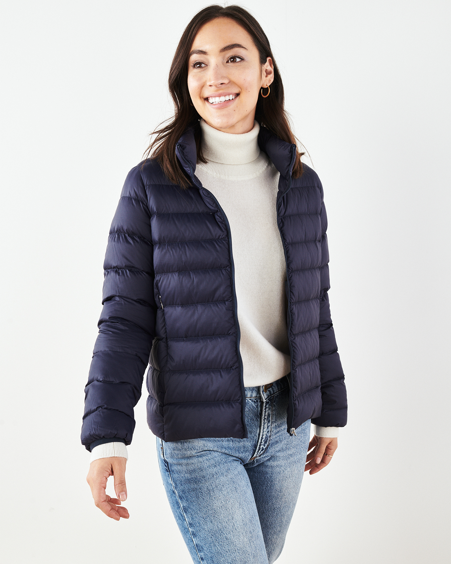 Quince Lightweight Down Long Puffer Jacket