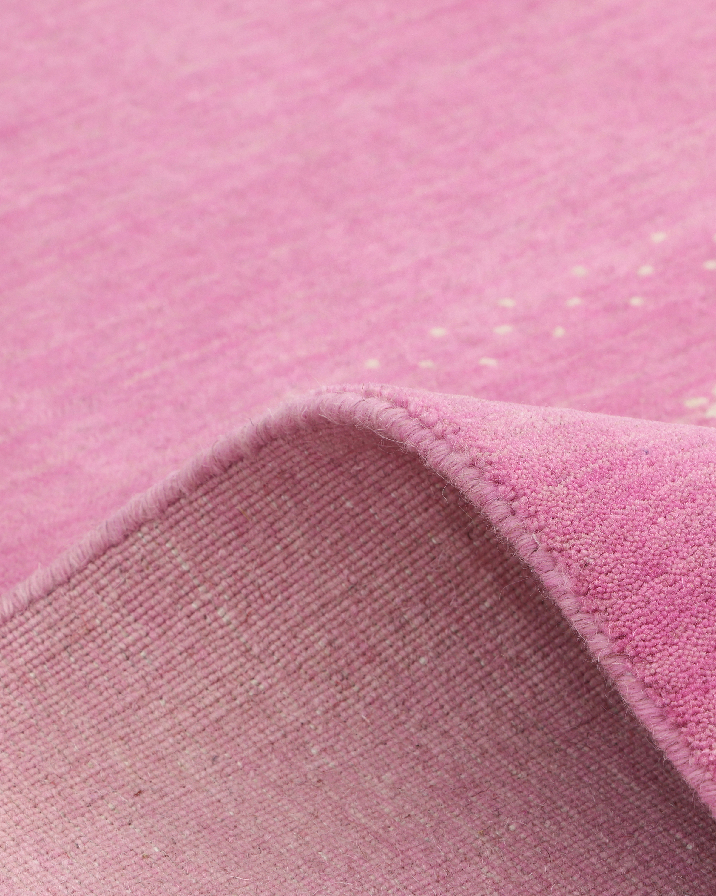 Dakota Kids Hand-Loomed Wool Rug in Pink
