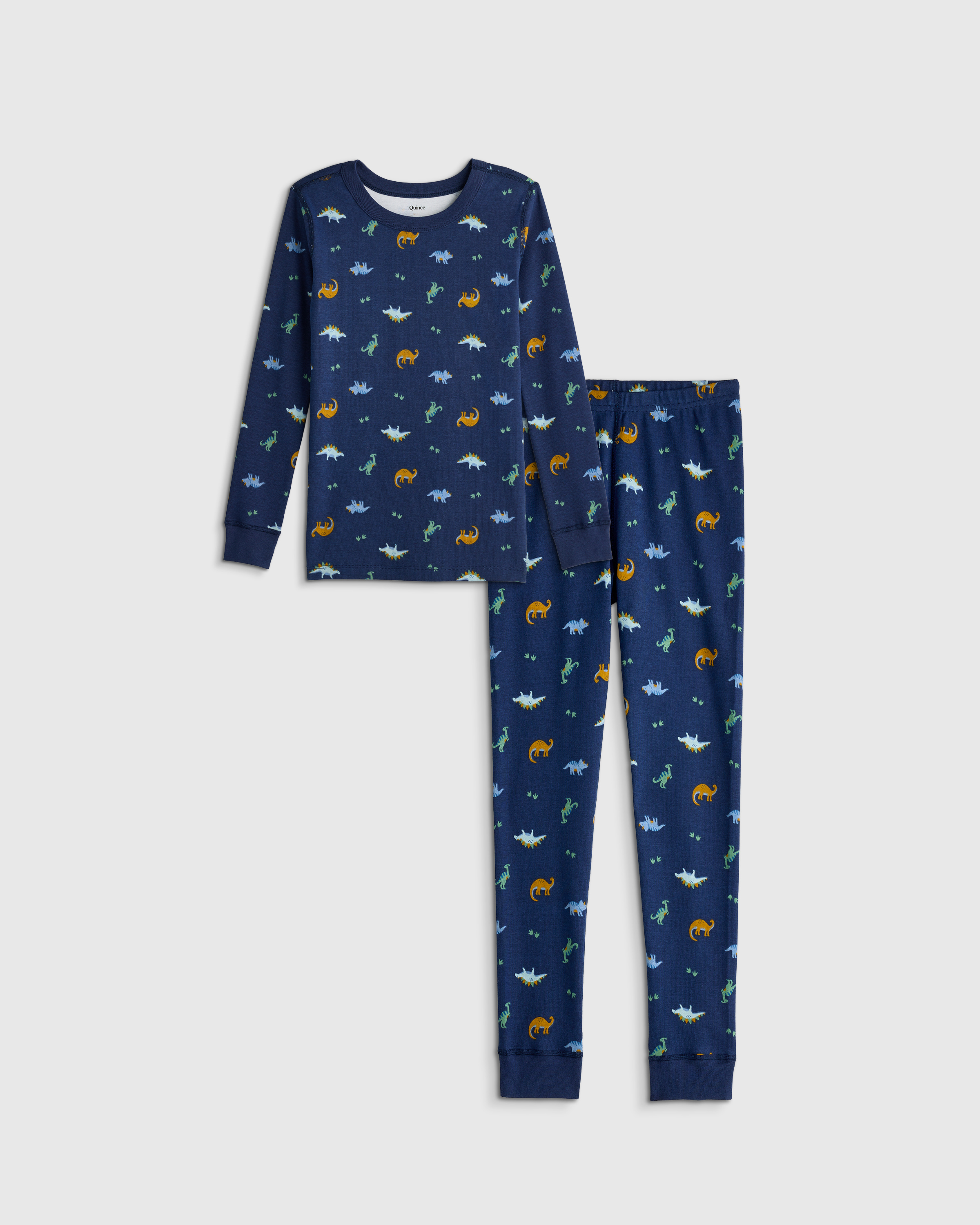 100% Organic Cotton Long Sleeve and Pant Pajama Set