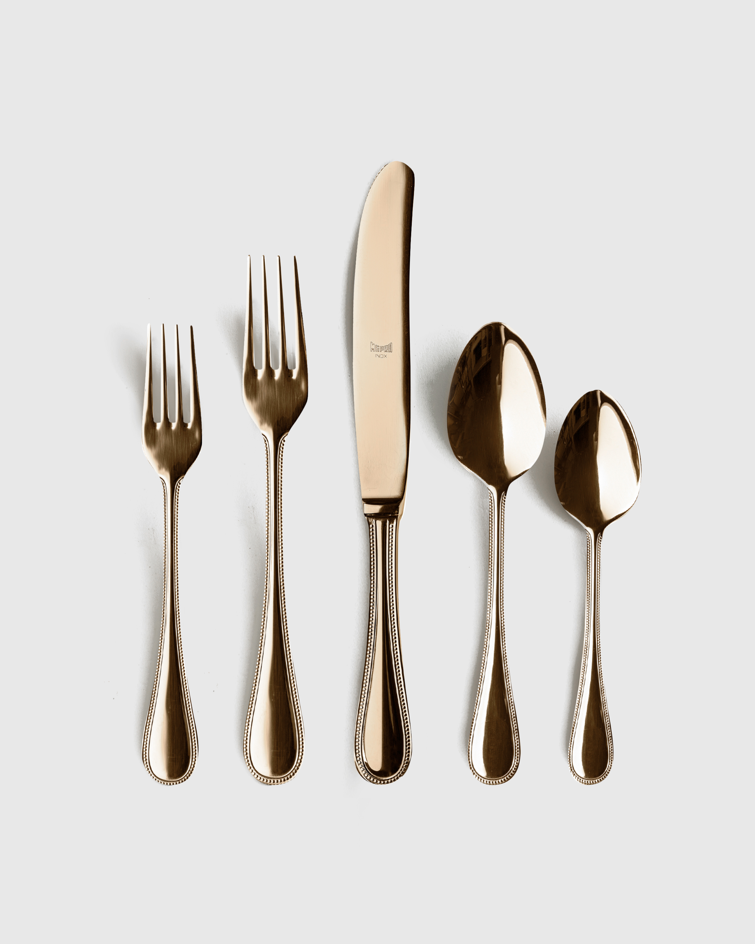 Quince Perla Flatware 20-pc Set In Polished Champagne