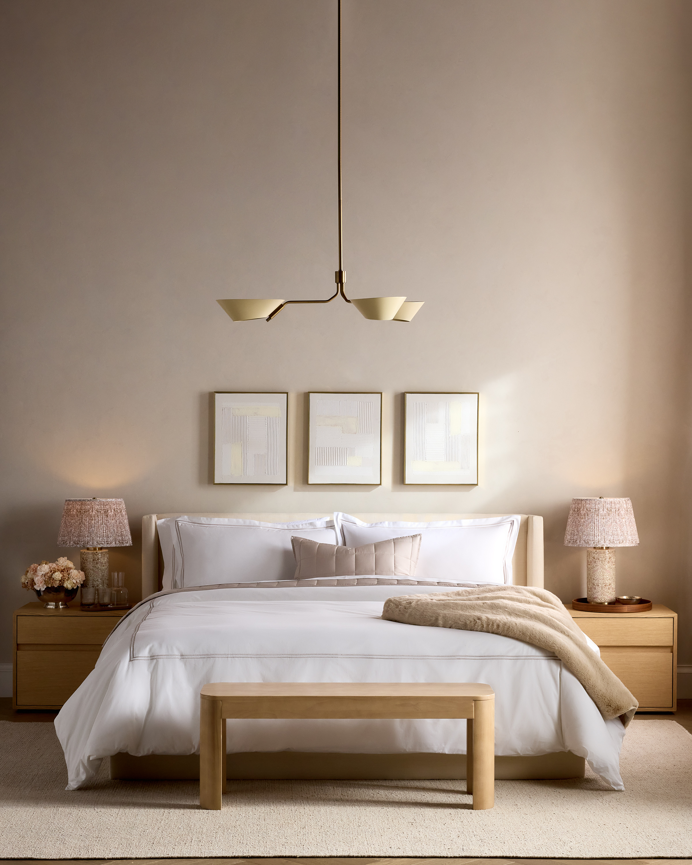 Classic Organic Percale Embellished Duvet Cover Set - thumbnail 7