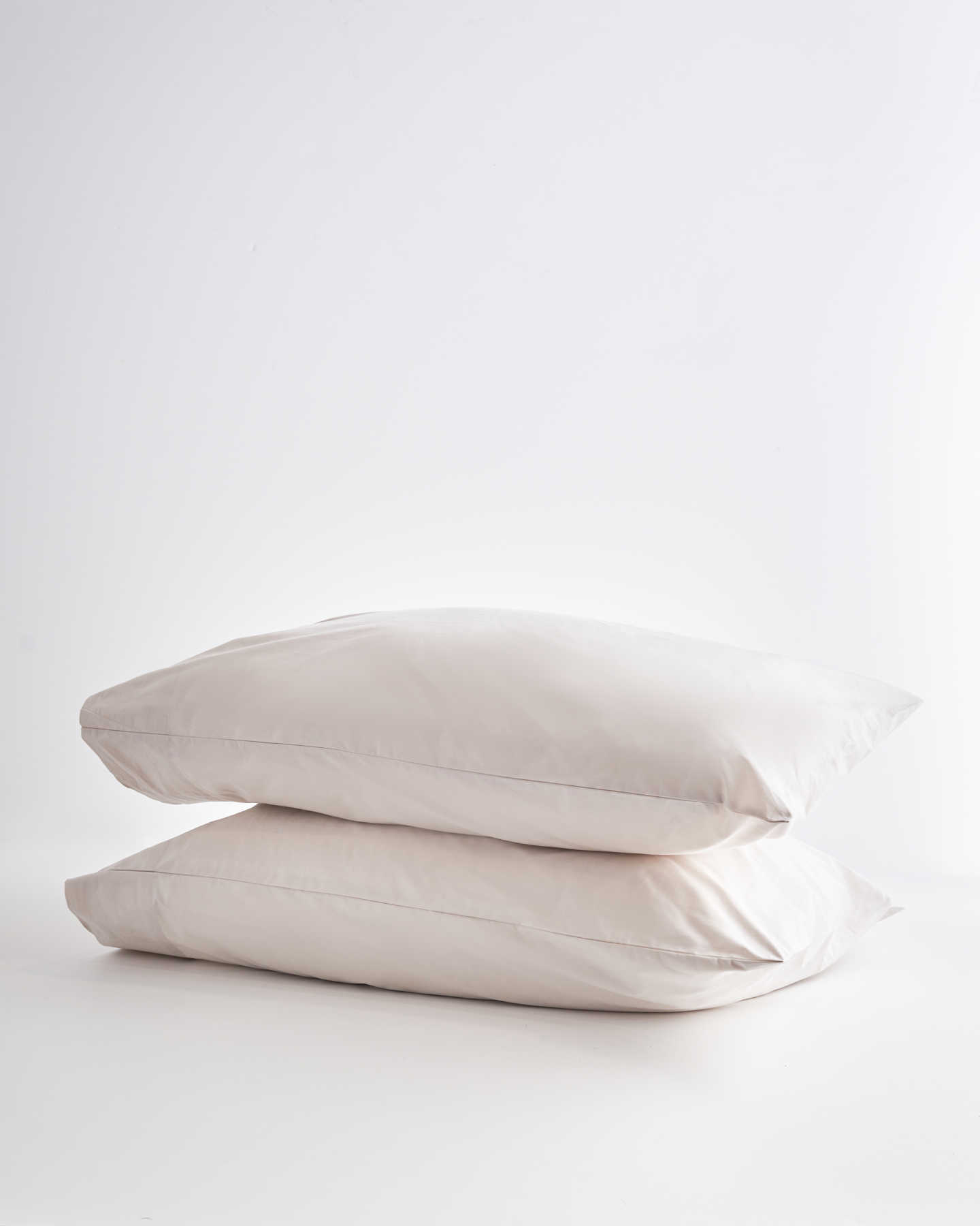 Organic Cotton Percale Pillowcases - Sand