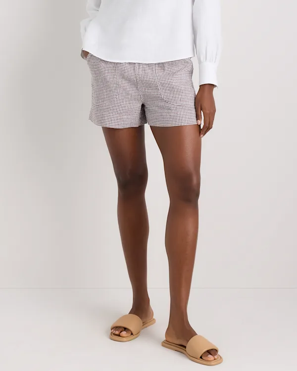 100% European Linen Shorts