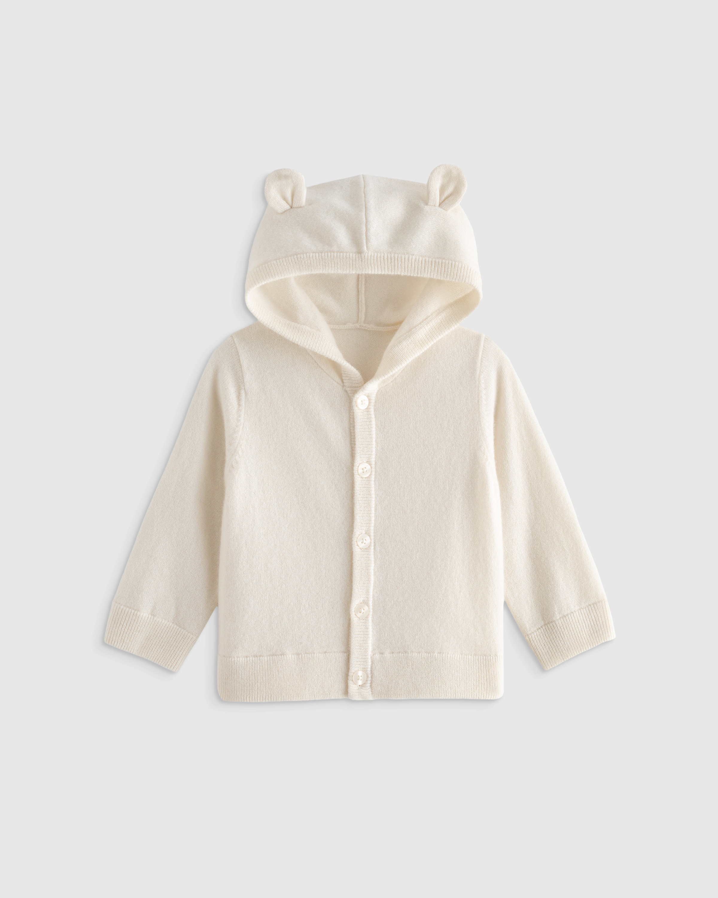 Washable Cashmere Hooded Cardigan - thumbnail 9