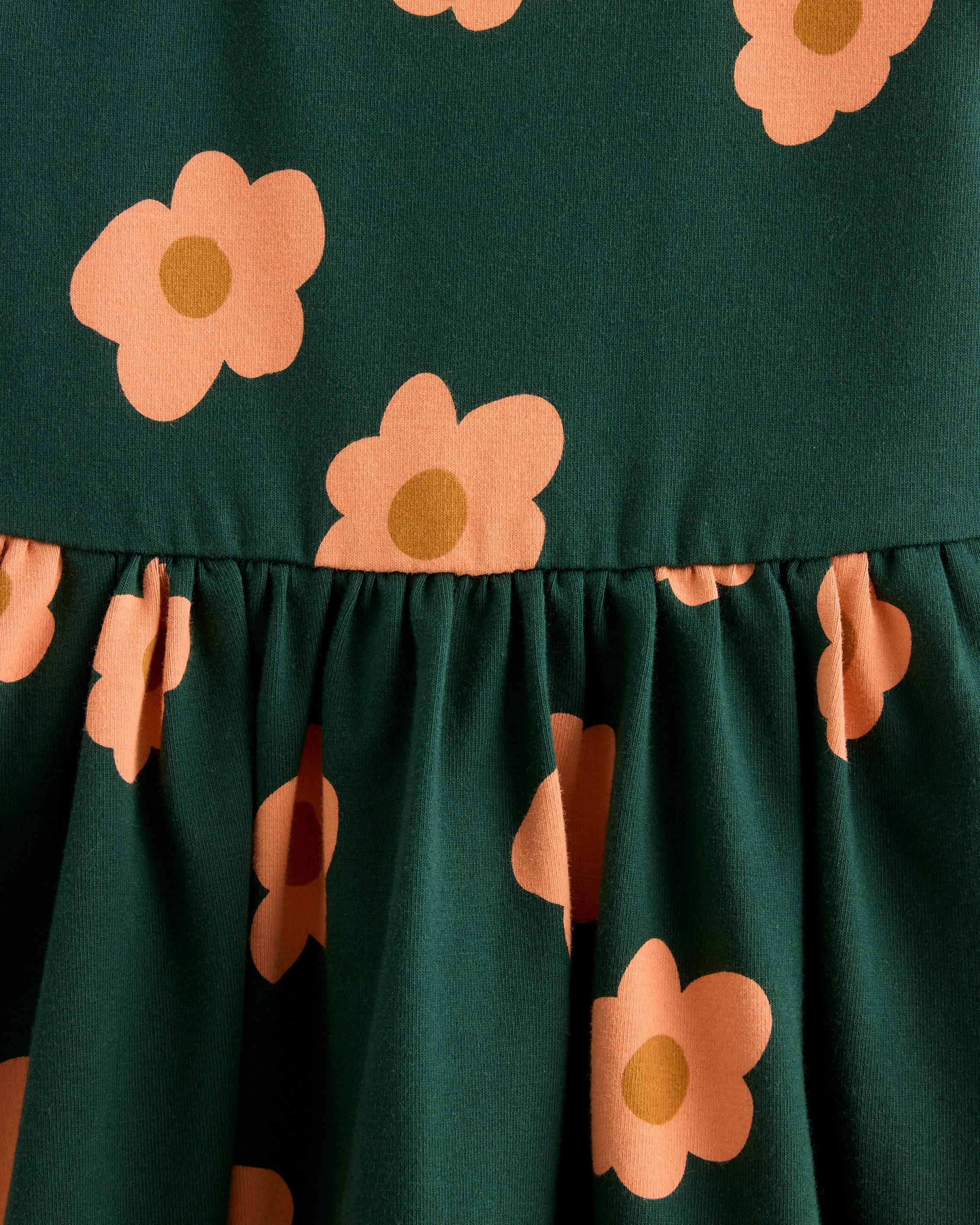 Organic Cotton Long Sleeve Skater Dress - Toddler Girl - thumbnail 6