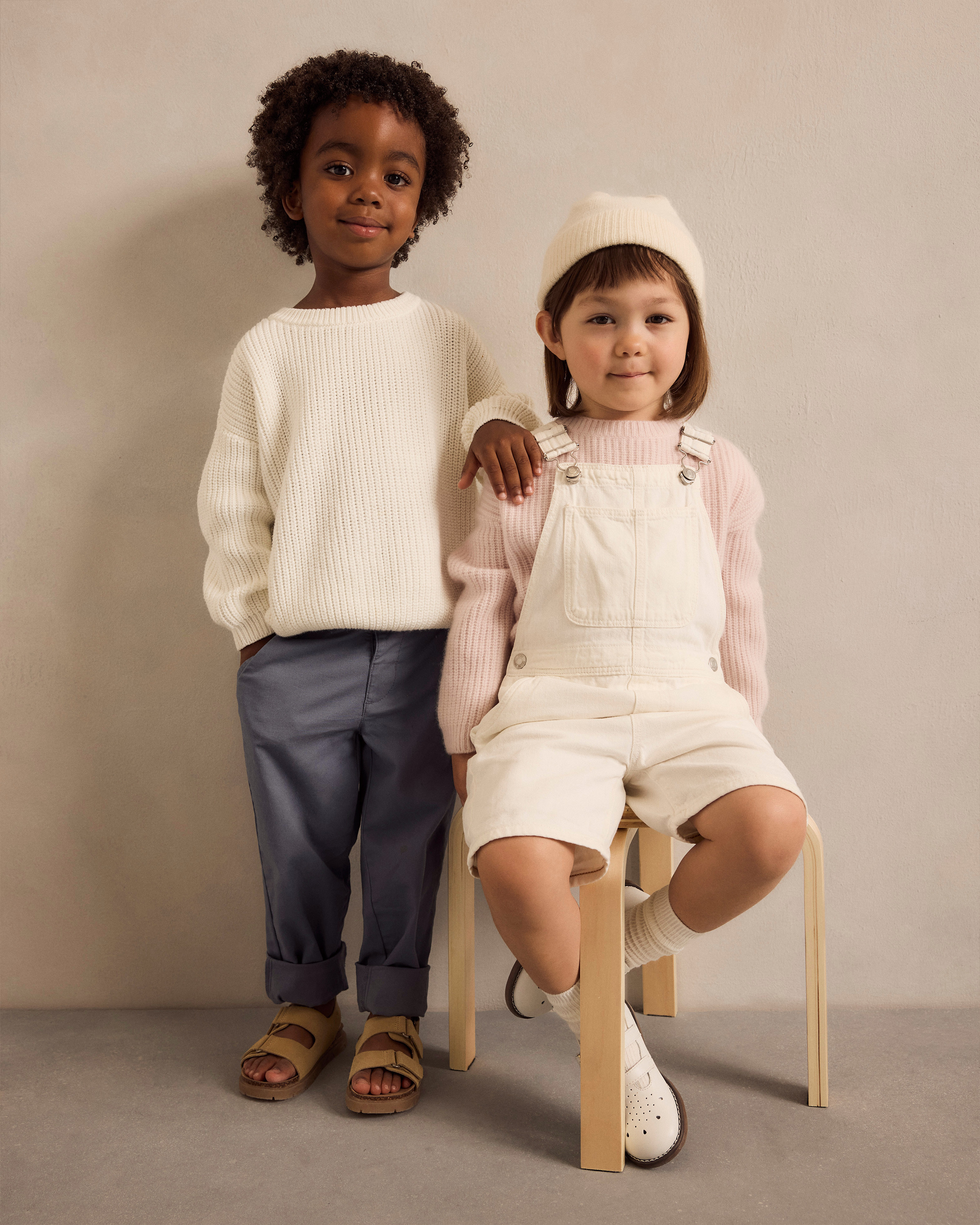 Mongolian Cashmere Fisherman Tunic Sweater - Toddler - thumbnail 2
