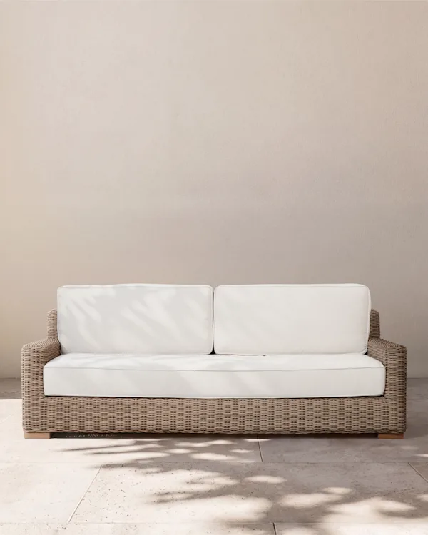 Classic All-Weather Wicker Outdoor Sofa