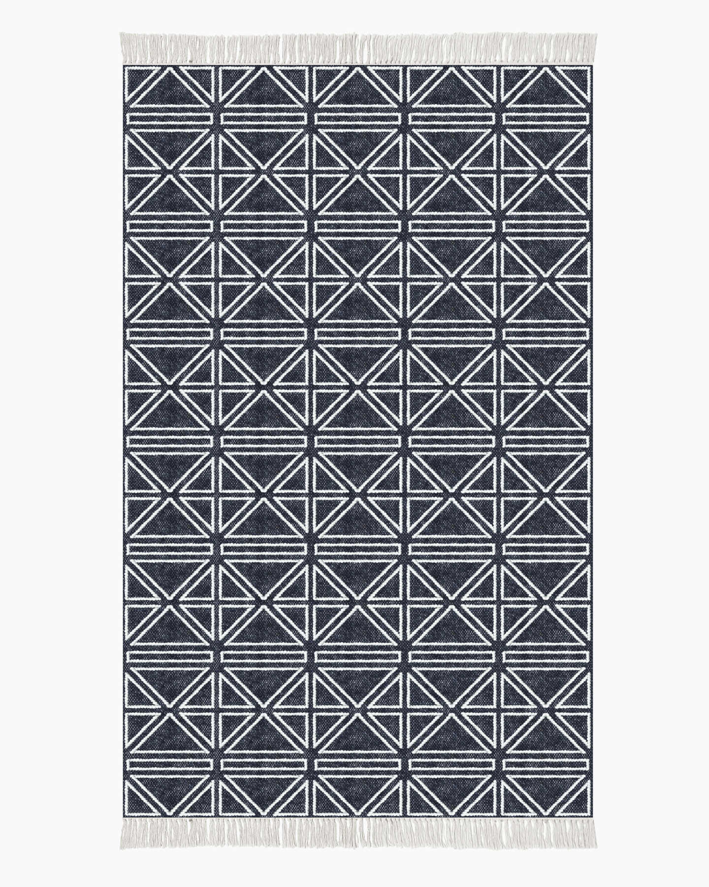 Peri Recycled Performance Rug - Navy/White - 1