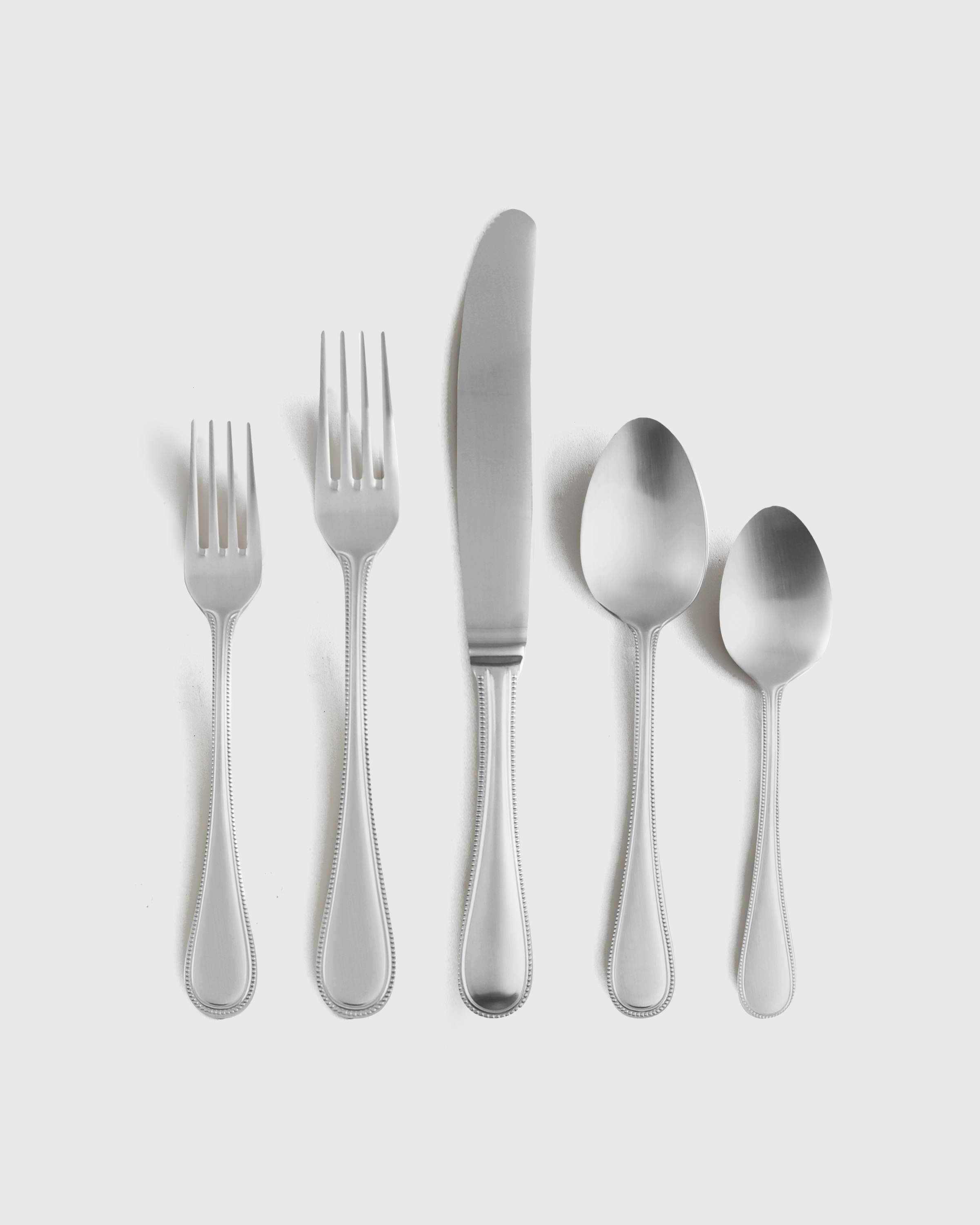 Quince Perla Flatware 20-pc Set In Brushed Stainless Steel