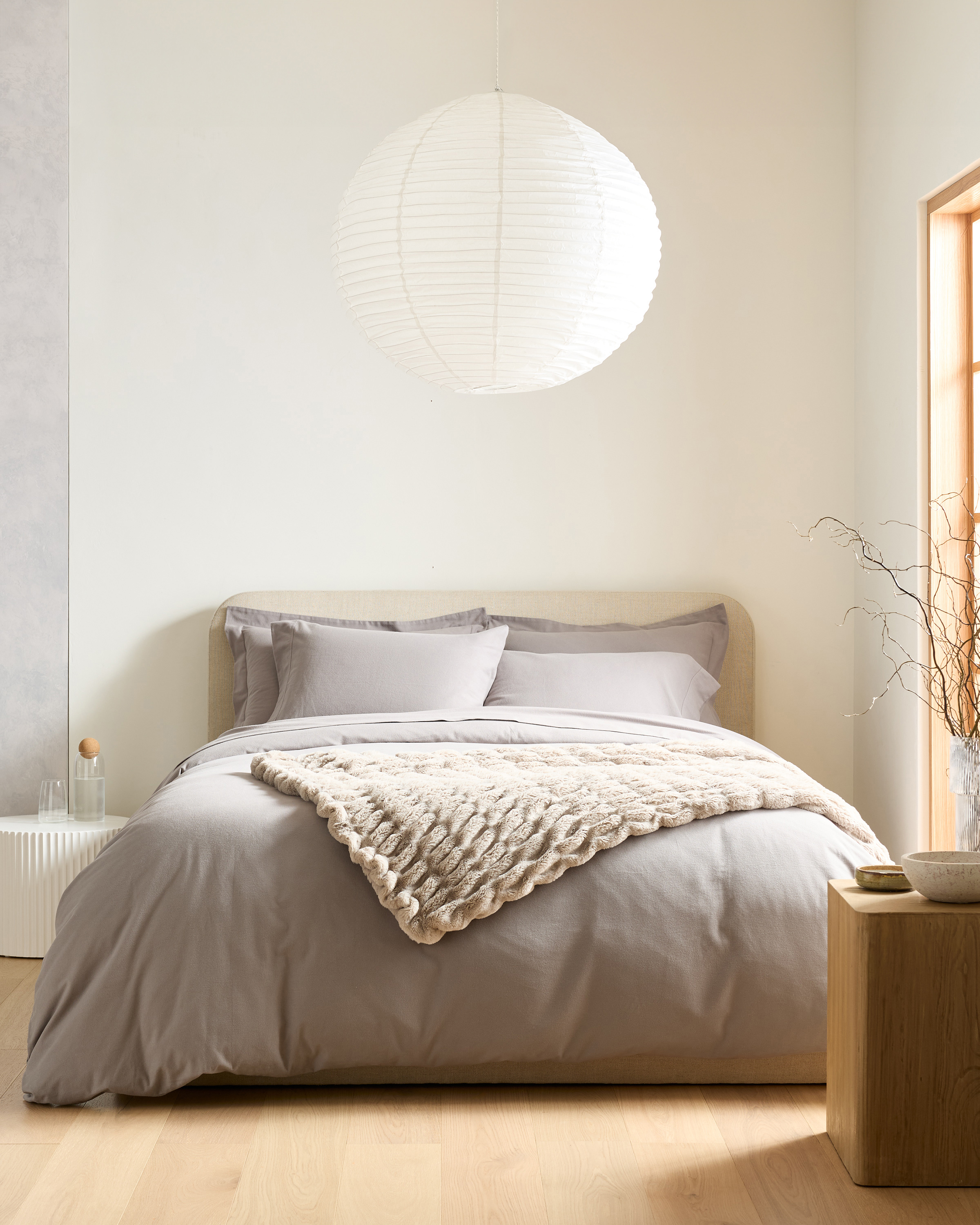 Luxury Organic Flannel Duvet Cover Set - thumbnail 2