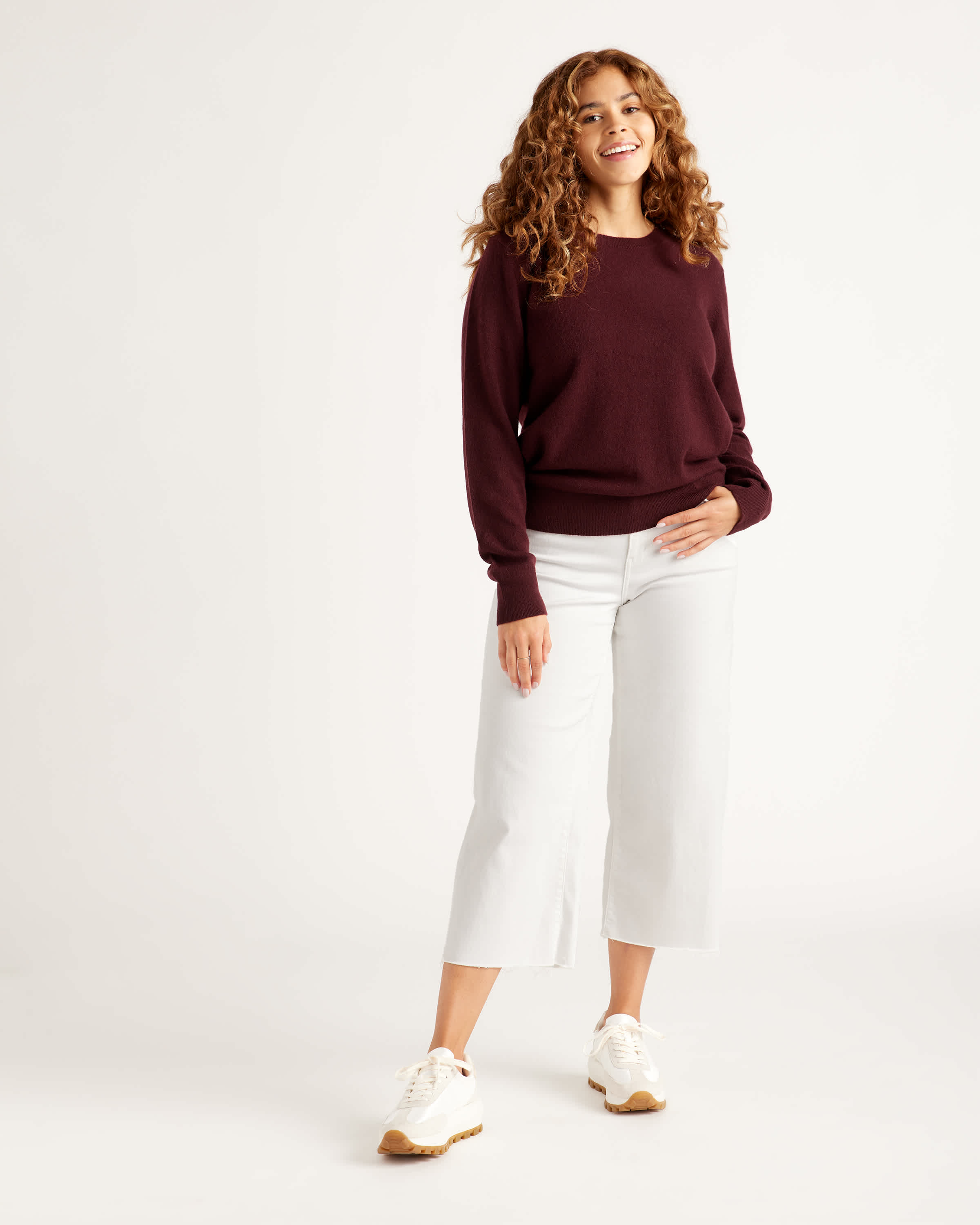 quince cashmere joggers